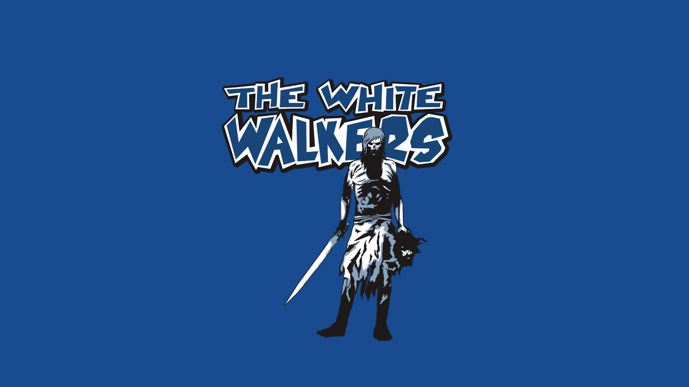 White Walkers Minimalism Wallpapers