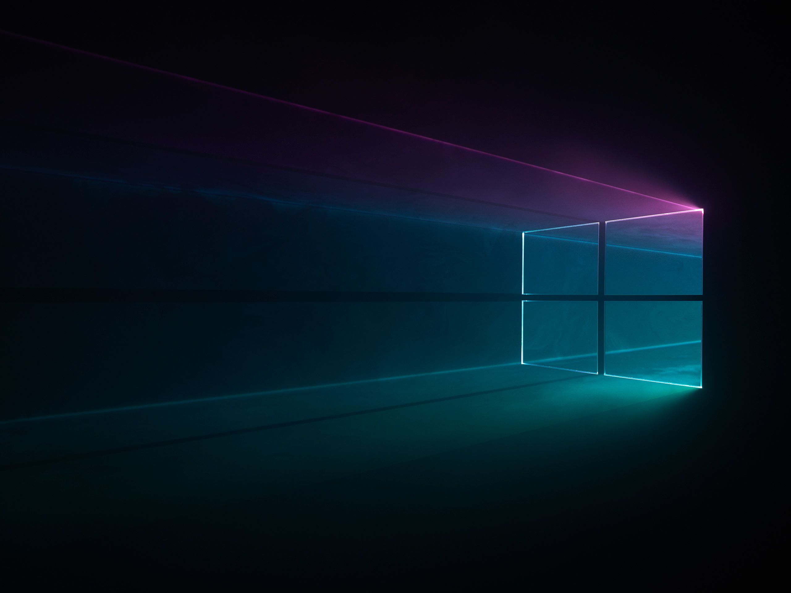 Windows 10 Dark Logo Minimal Wallpapers