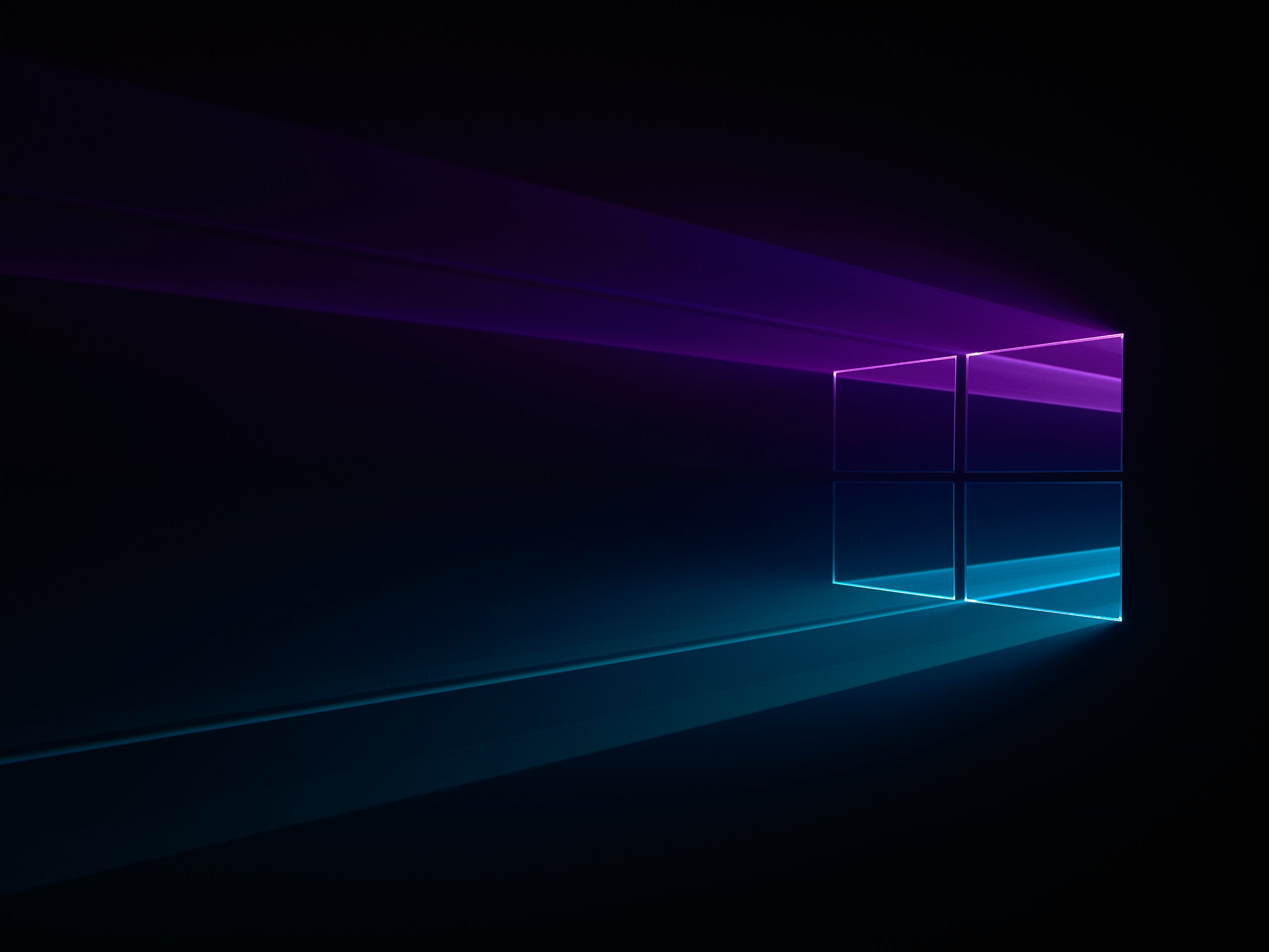 Windows 10 Dark Logo Minimal Wallpapers