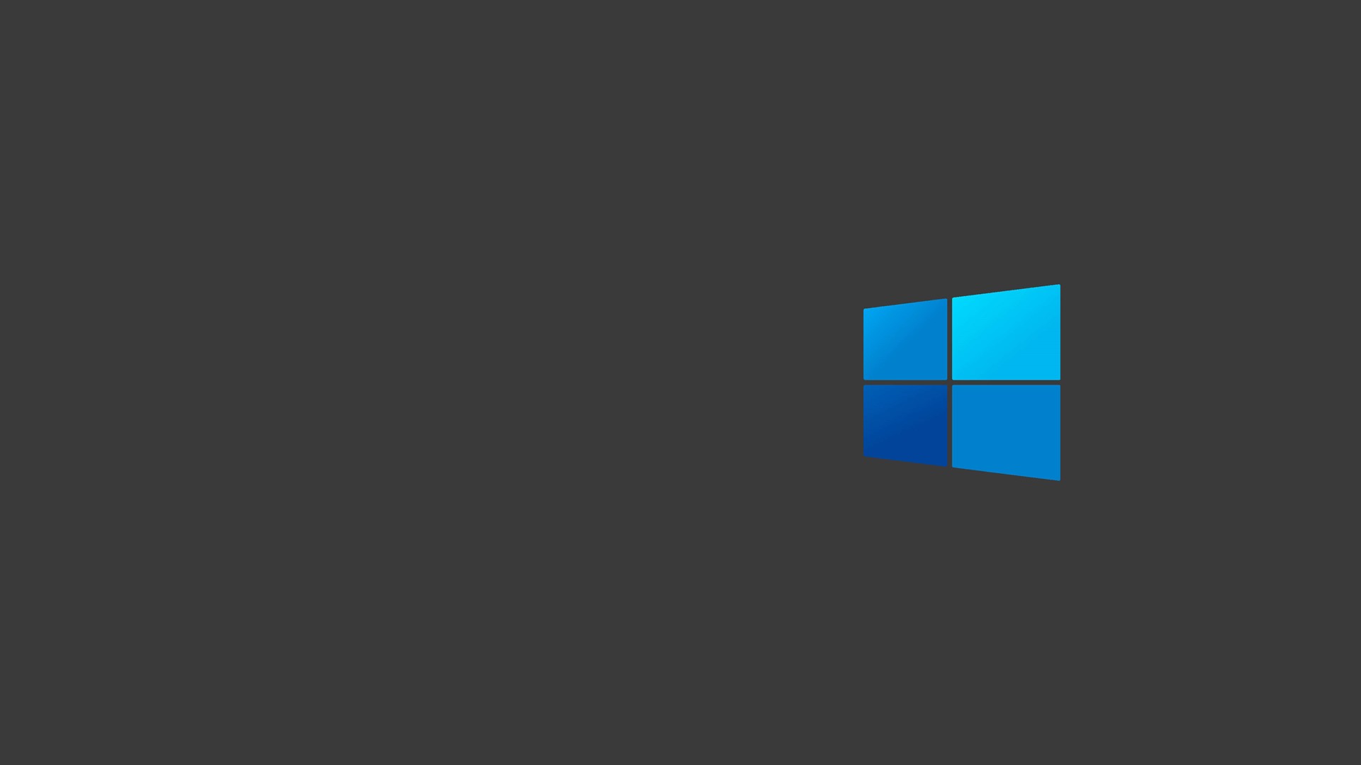 Windows 10 Dark Logo Minimal Wallpapers