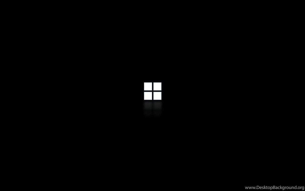 Windows 10 Logo Minimal Dark Wallpapers