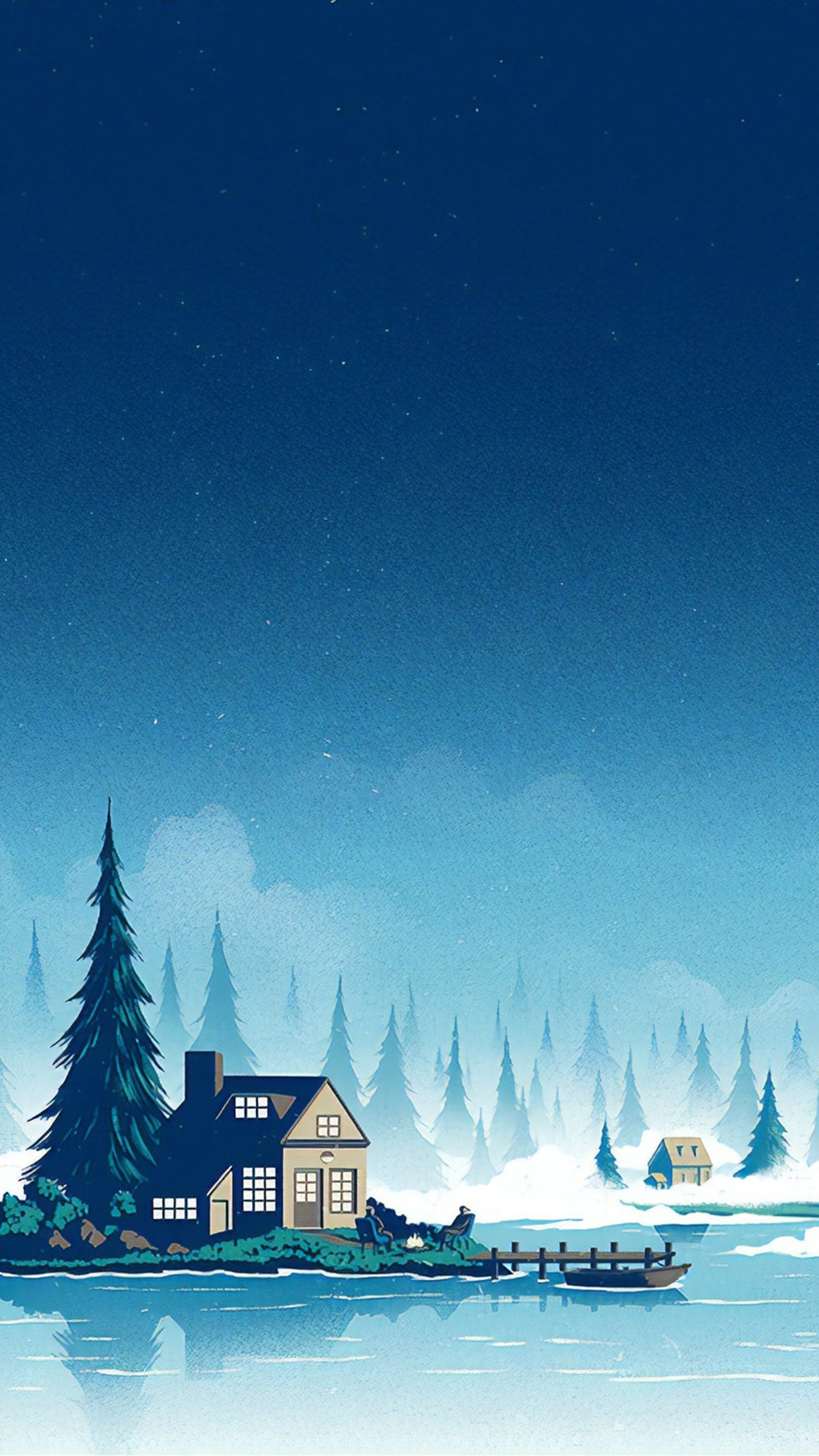 Winter Minimalist Wallpapers