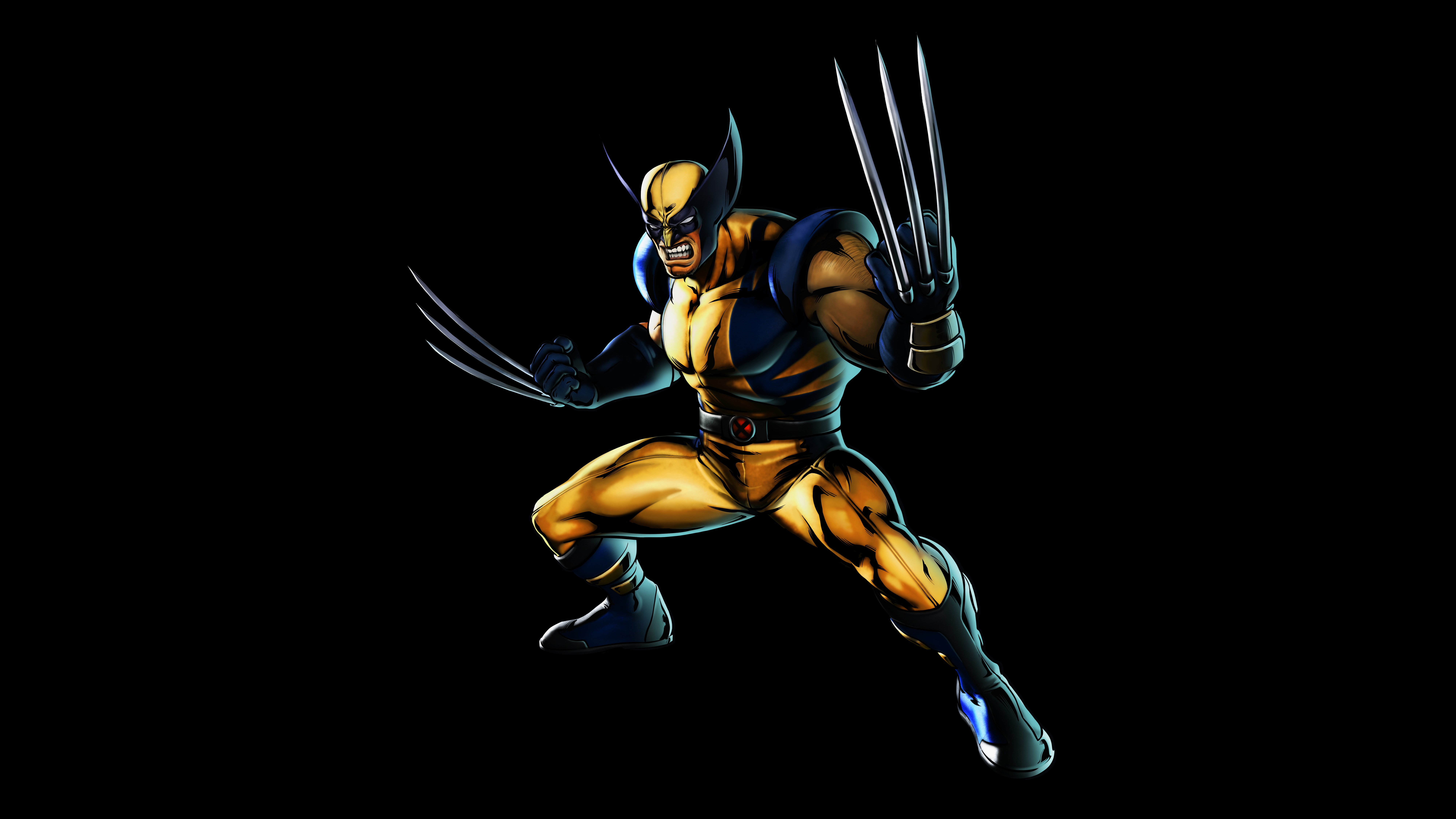 Wolverine Gold Claws Dark Wallpapers