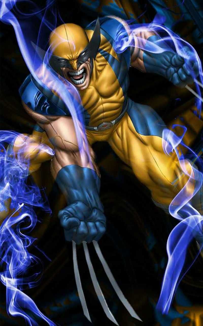 Wolverine Gold Claws Dark Wallpapers