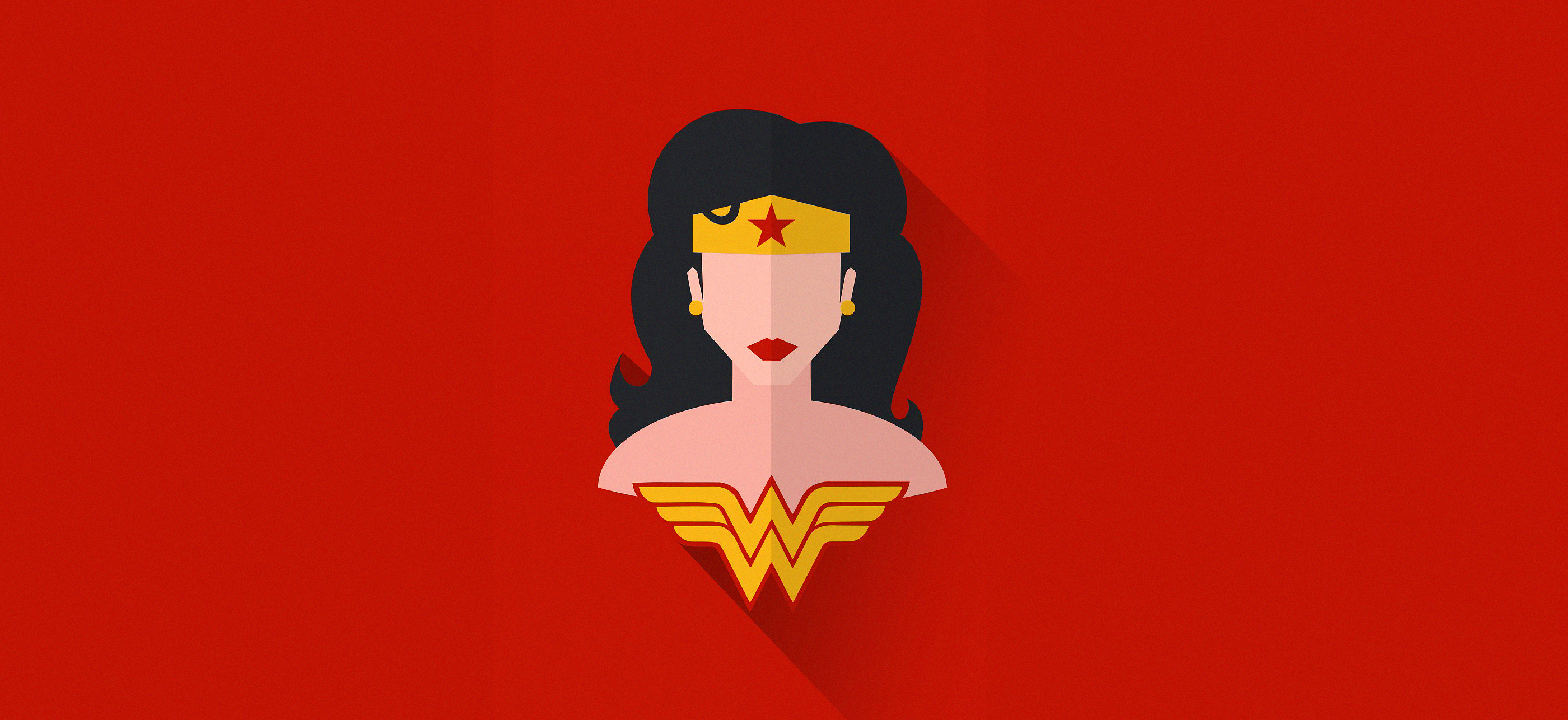 Wonder Woman Minimalism Wallpapers