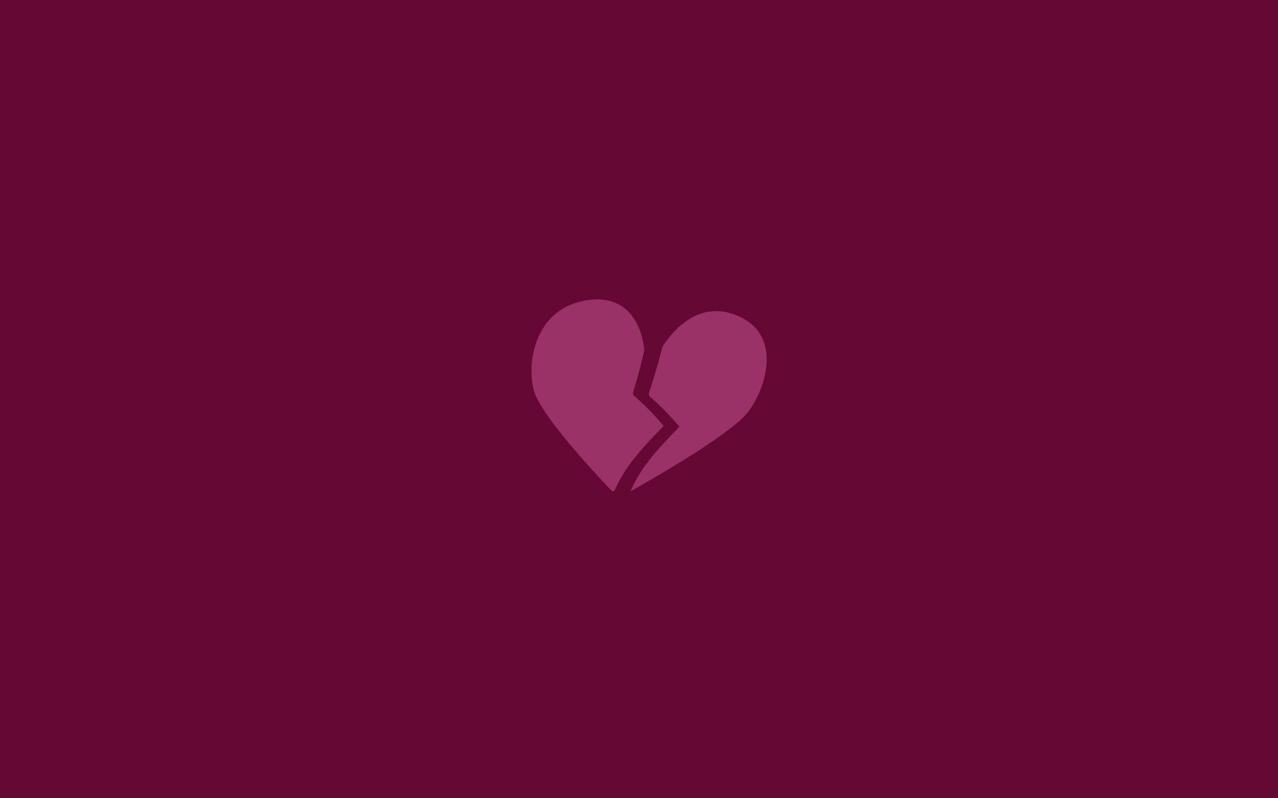 Wooden Surface Minimalism Heart Wallpapers