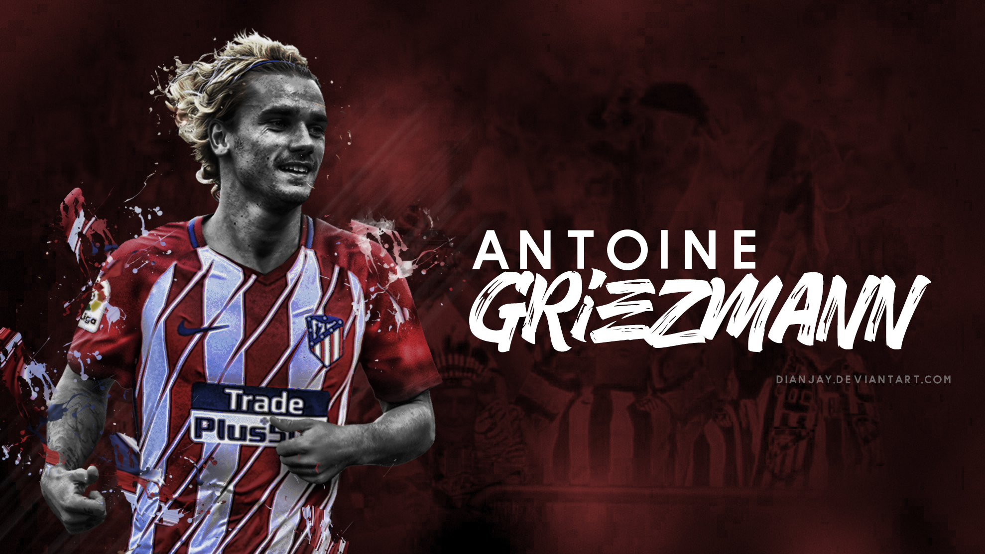 Antoine Griezmann Atletico Madrid Player Wallpapers