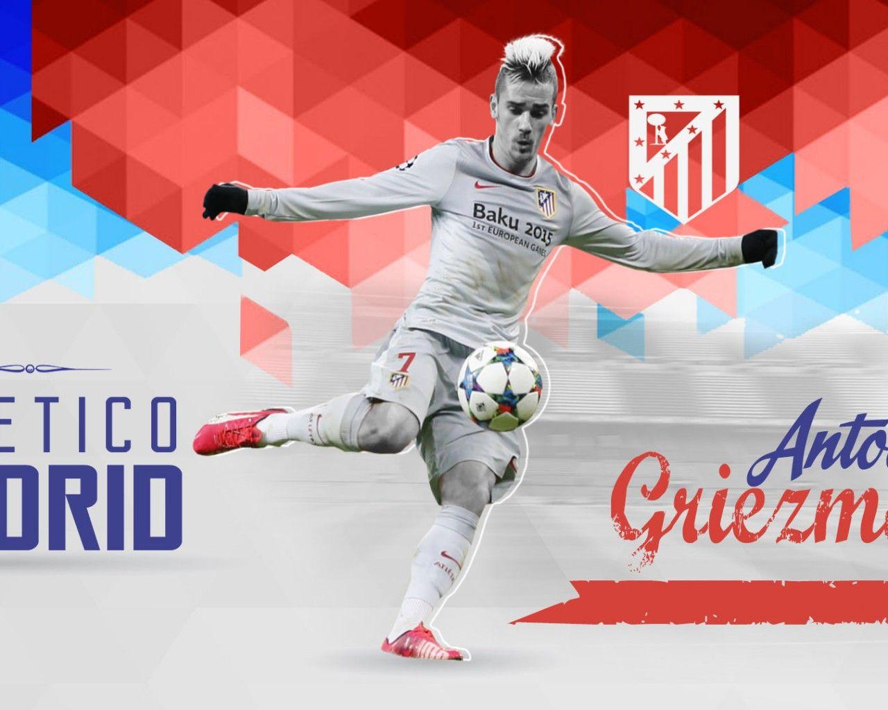 Antoine Griezmann Atletico Madrid Player Wallpapers