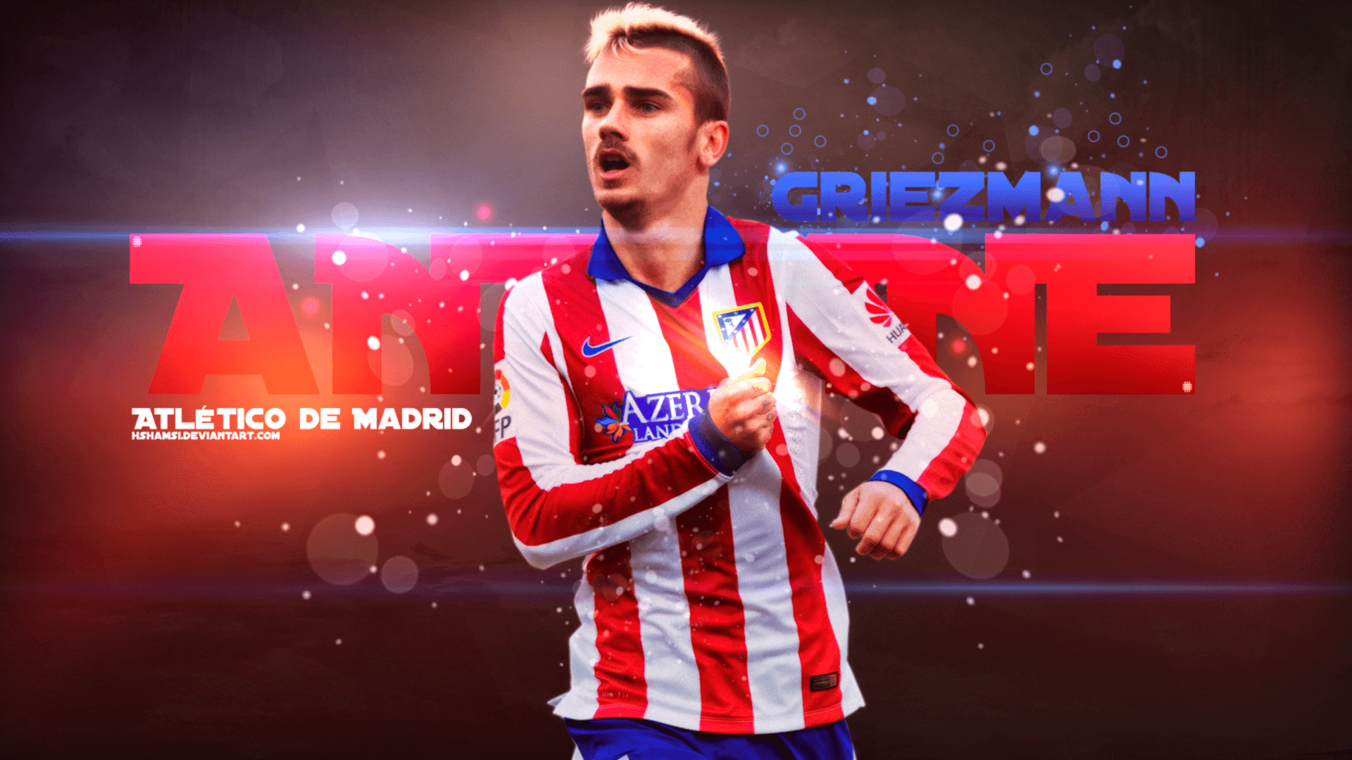 Antoine Griezmann Atletico Madrid Player Wallpapers