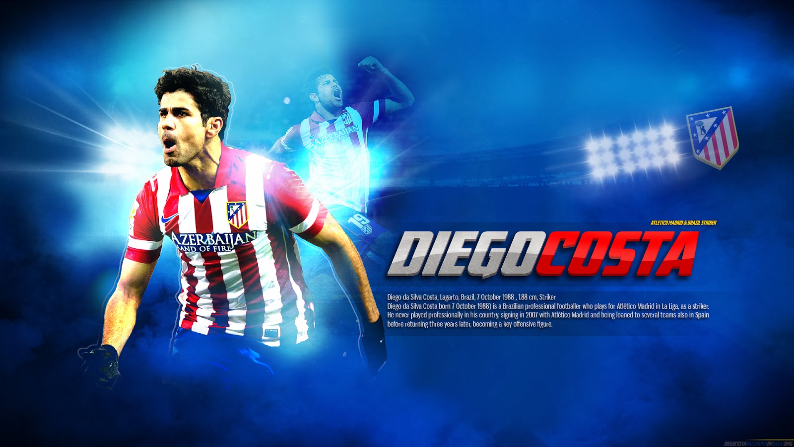 Diego Costa Atletico Madrid Wallpapers