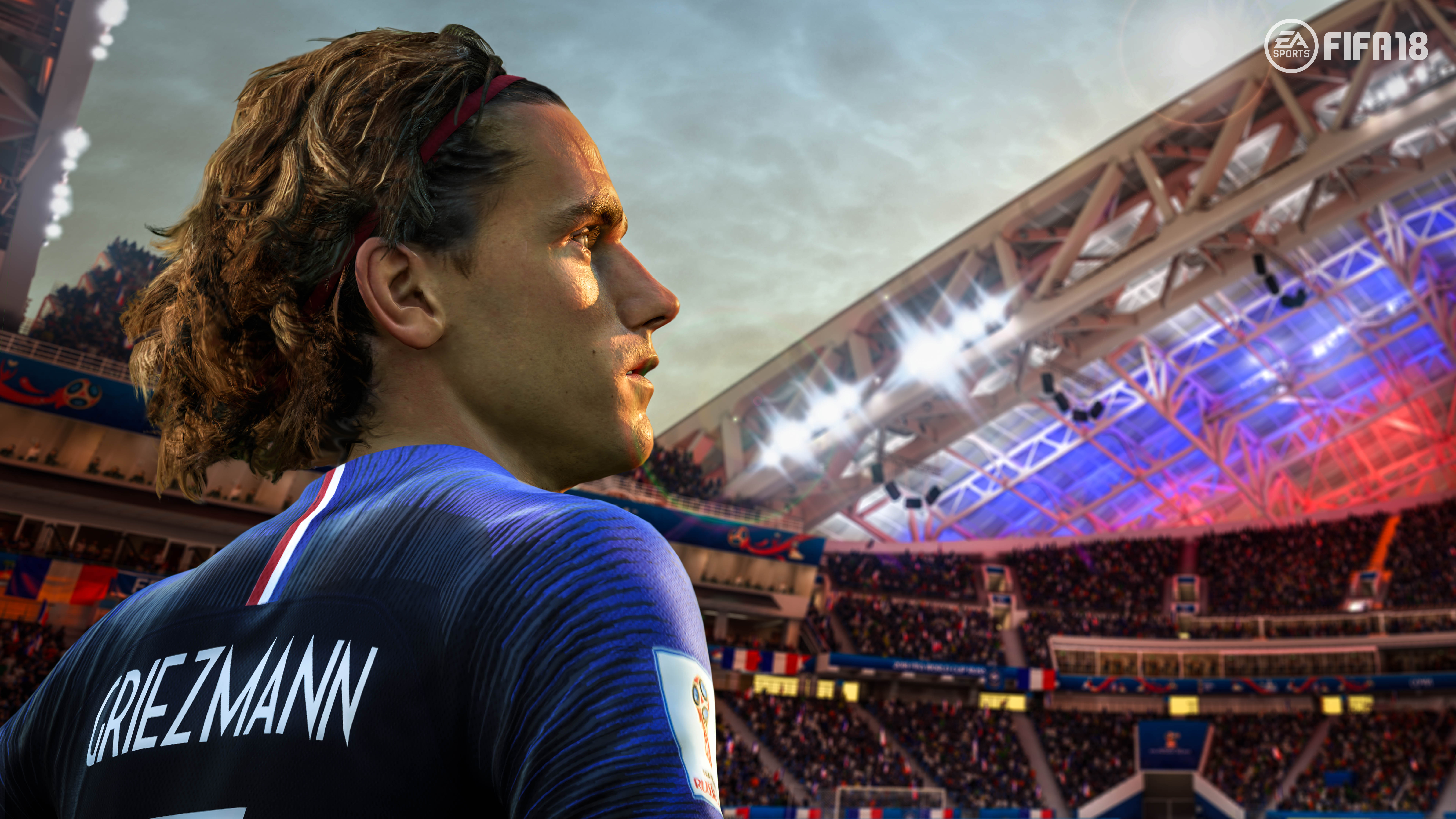 Fifa 2018 Antoine Griezmann With Trophy Wallpapers