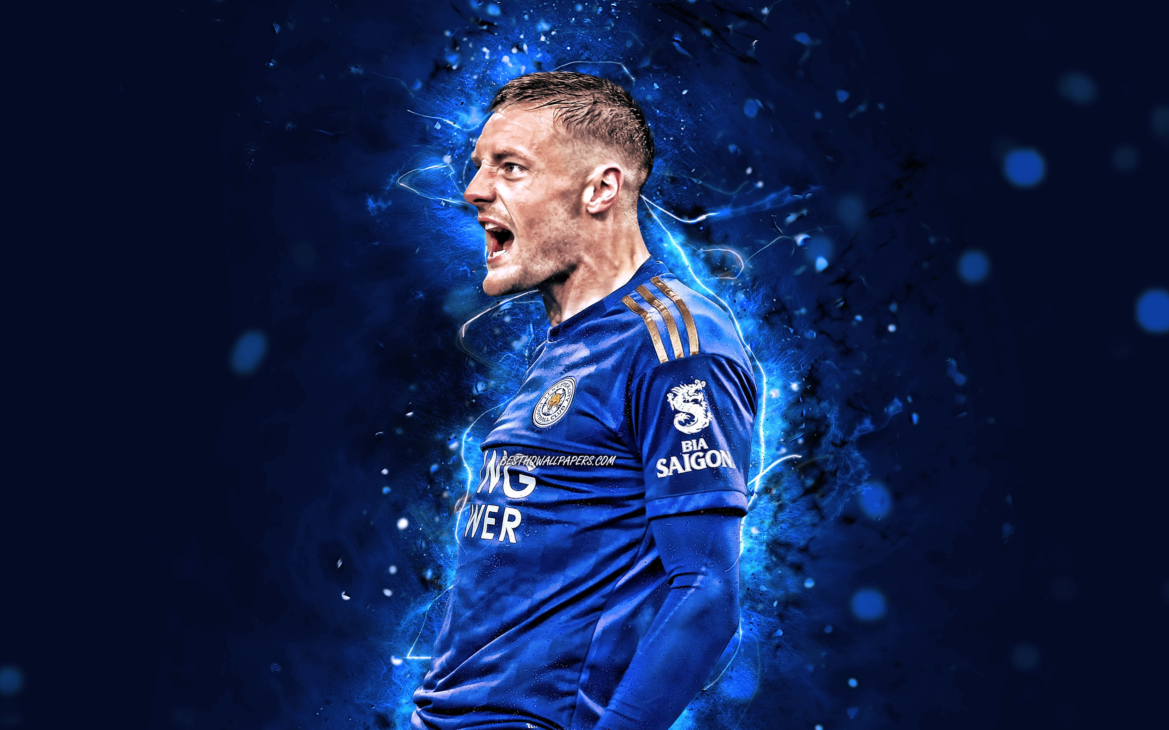 Jamie Vardy 4K Leicester Wallpapers