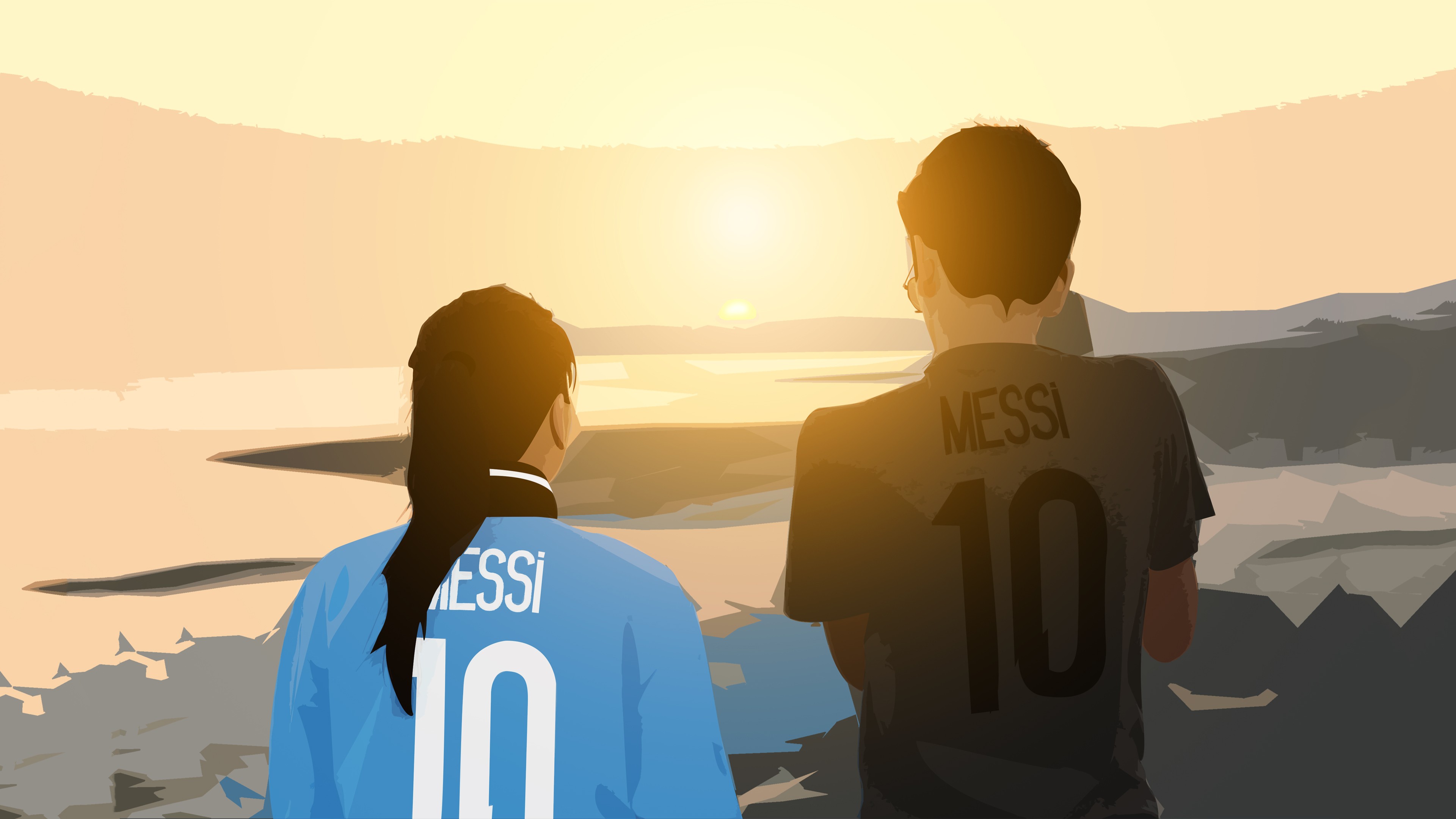 Lionel Messi Digital Art Wallpapers