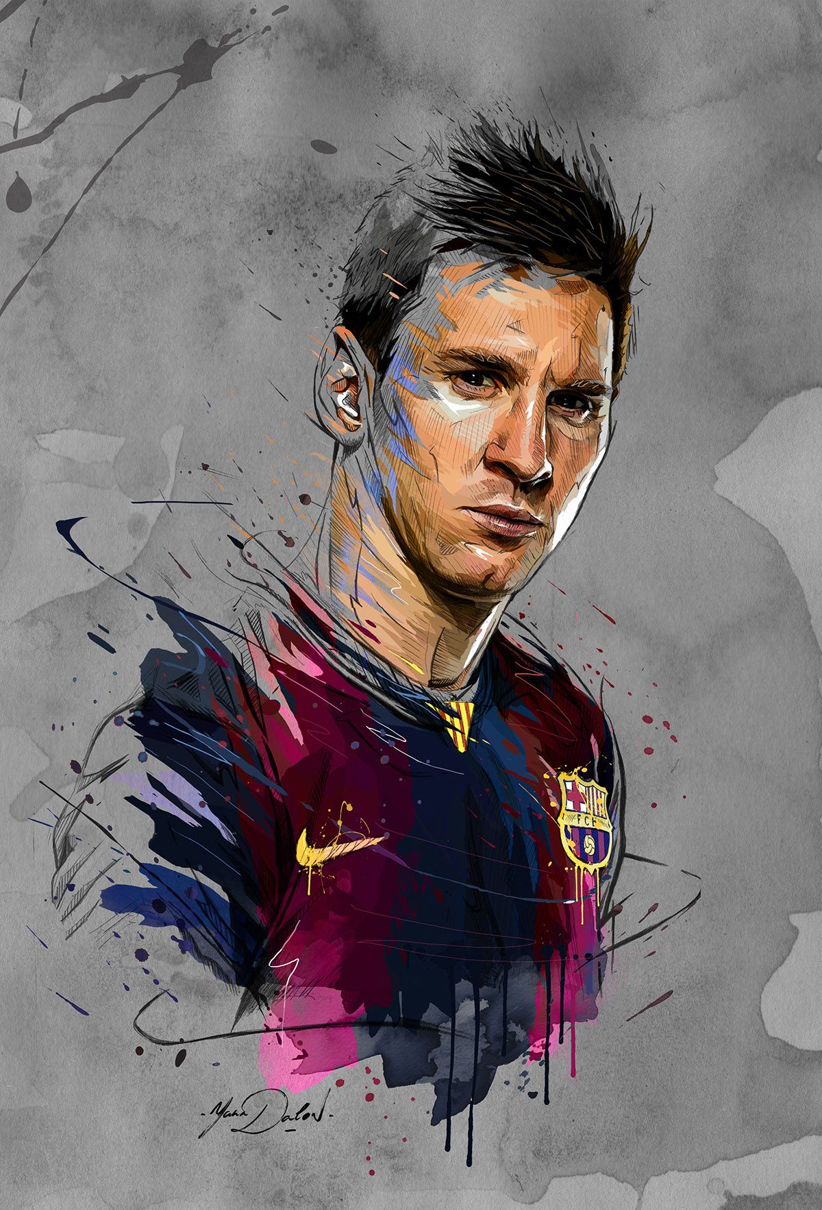 Lionel Messi Digital Art Wallpapers