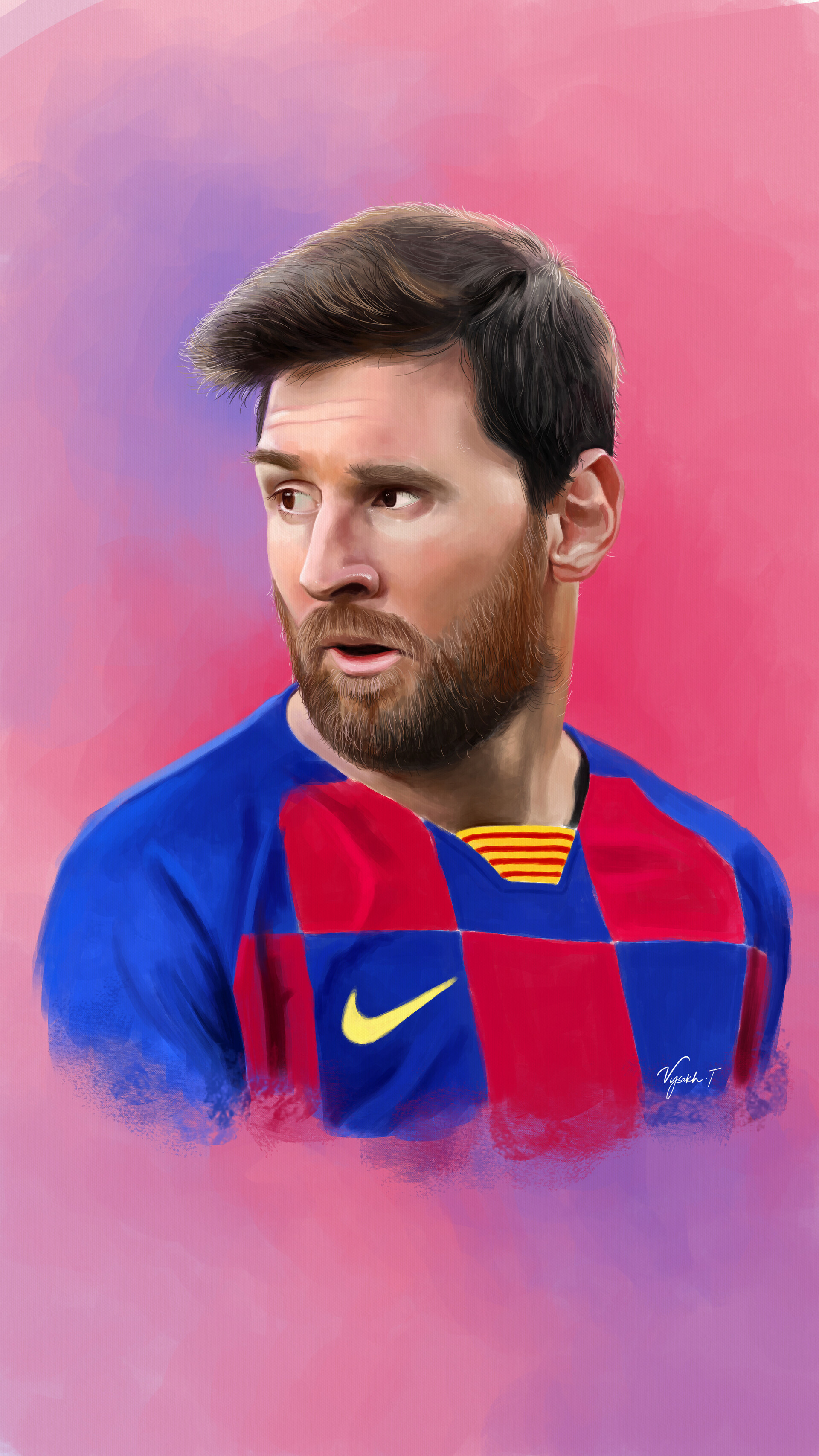 Lionel Messi Digital Art Wallpapers