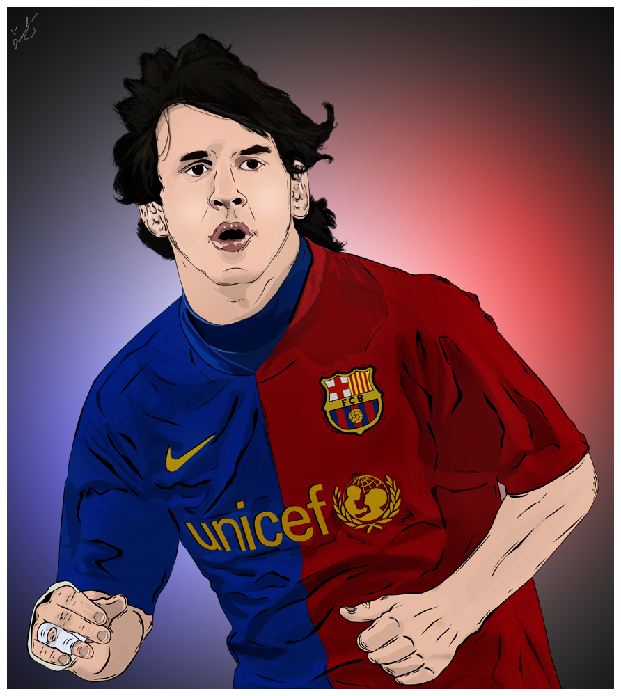 Lionel Messi Digital Art Wallpapers