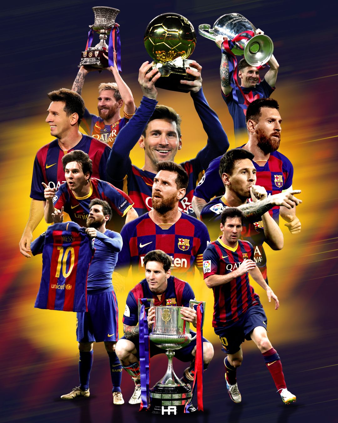 Lionel Messi Digital Art Wallpapers