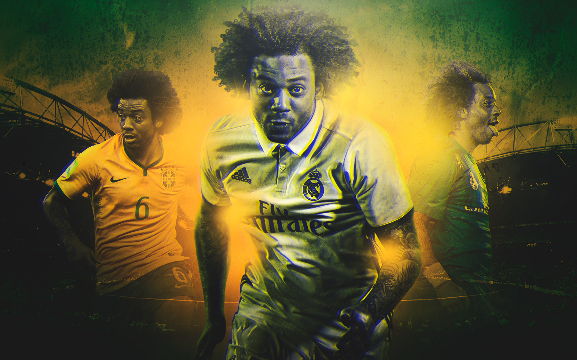 Marcelo Vieira Art Real Madrid Wallpapers