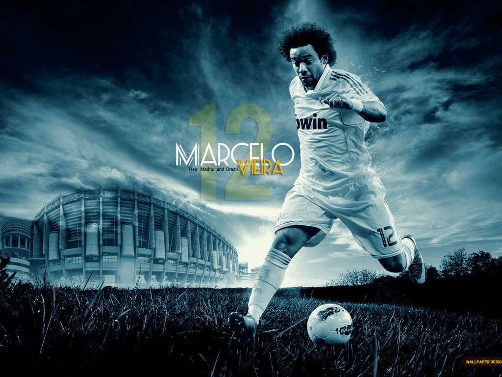 Marcelo Vieira Art Real Madrid Wallpapers