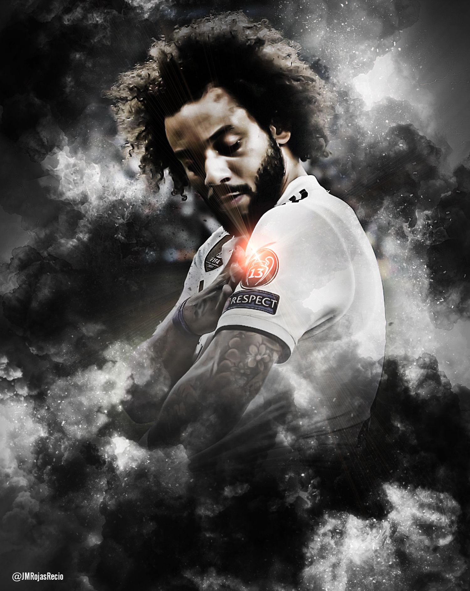 Marcelo Vieira Art Real Madrid Wallpapers