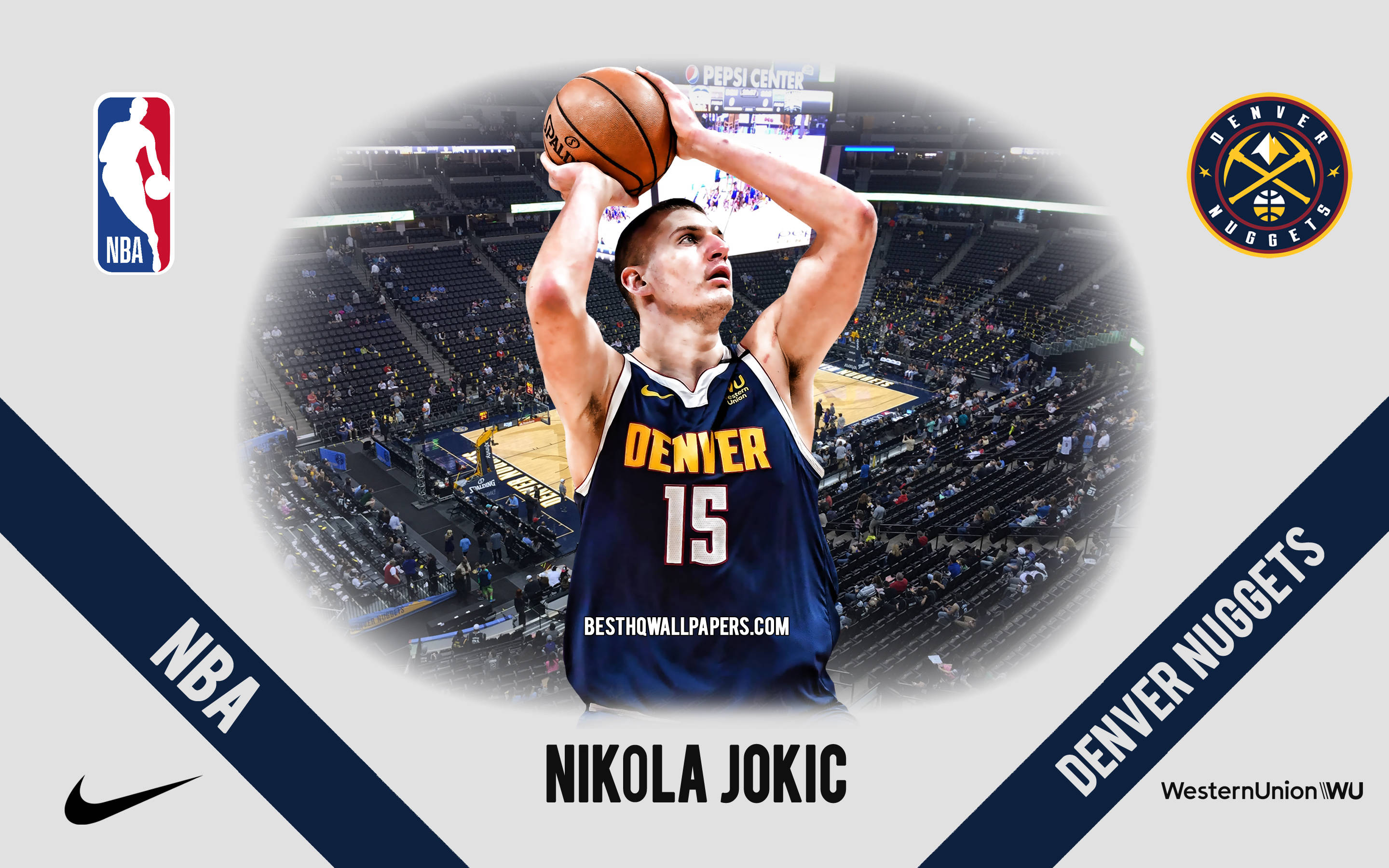 Nikola Jokic 2021 Denver Nuggets Wallpapers