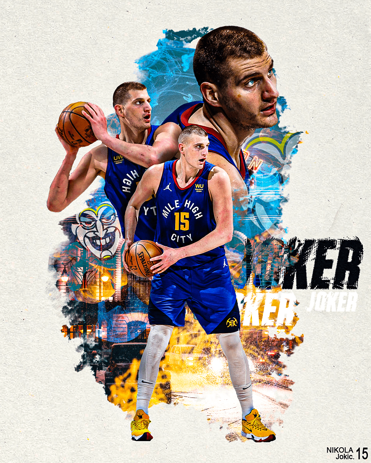 Nikola Jokic 2021 Denver Nuggets Wallpapers