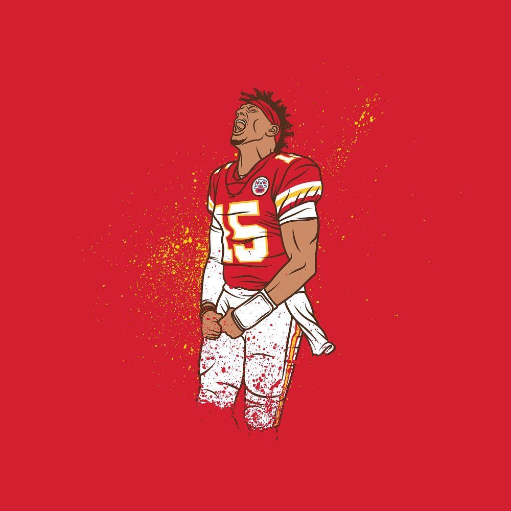 Patrick Mahomes Cartoon Wallpapers