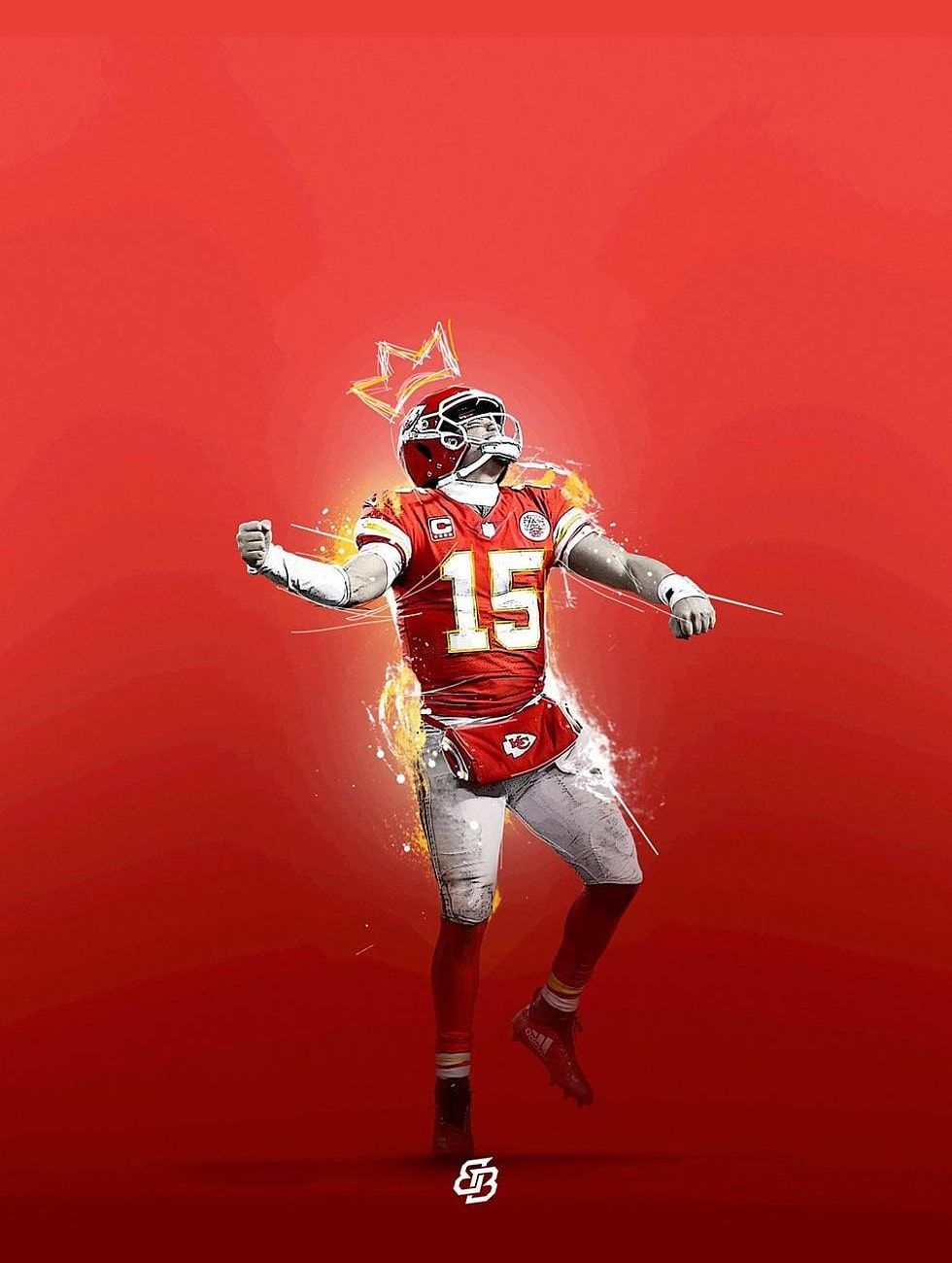 Patrick Mahomes Cartoon Wallpapers