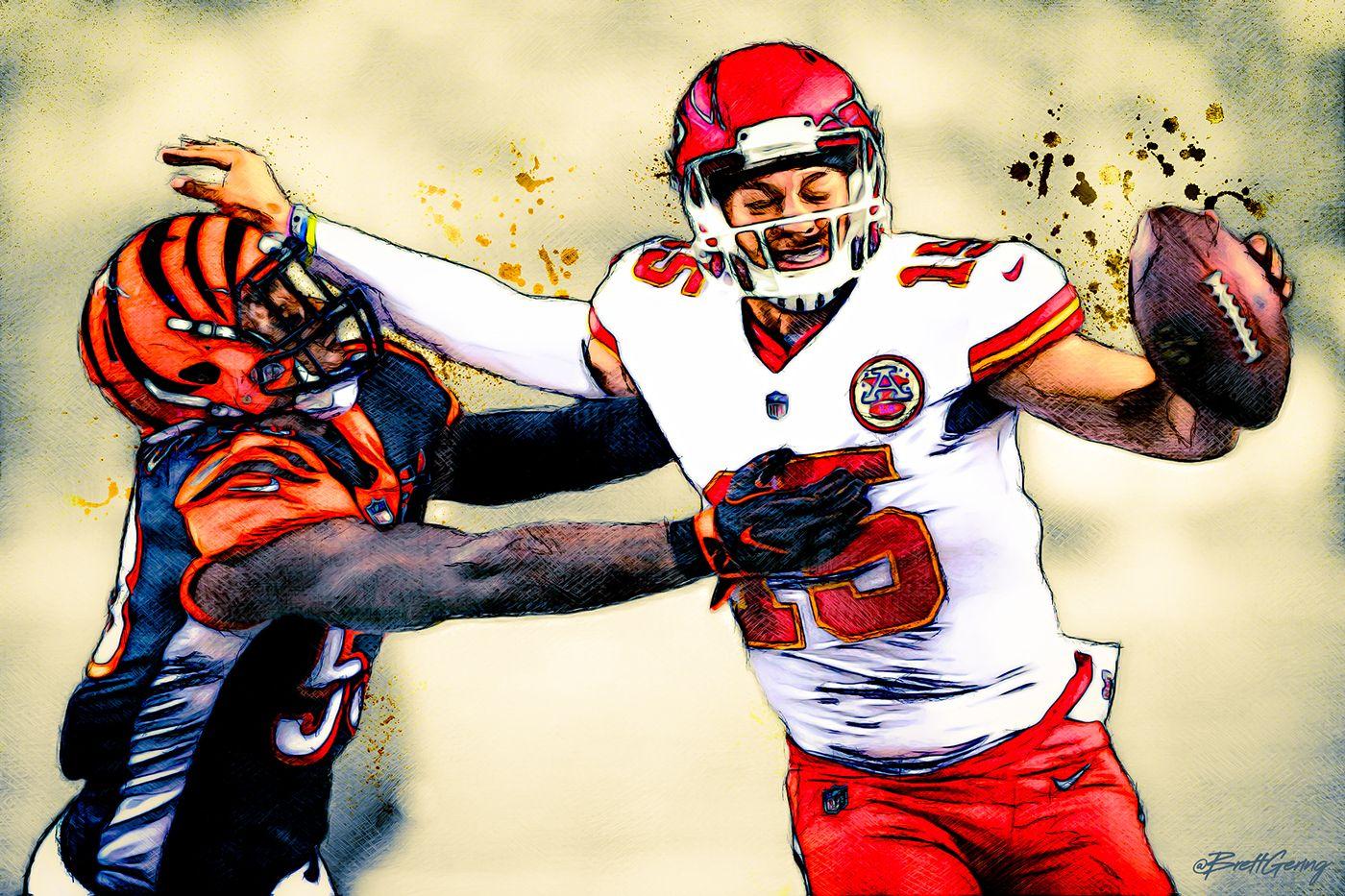 Patrick Mahomes Cartoon Wallpapers