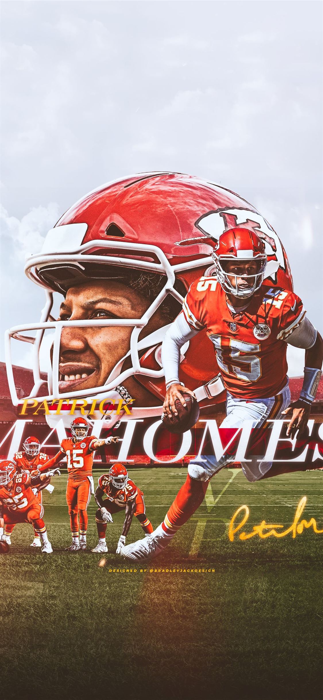 Patrick Mahomes Cartoon Wallpapers