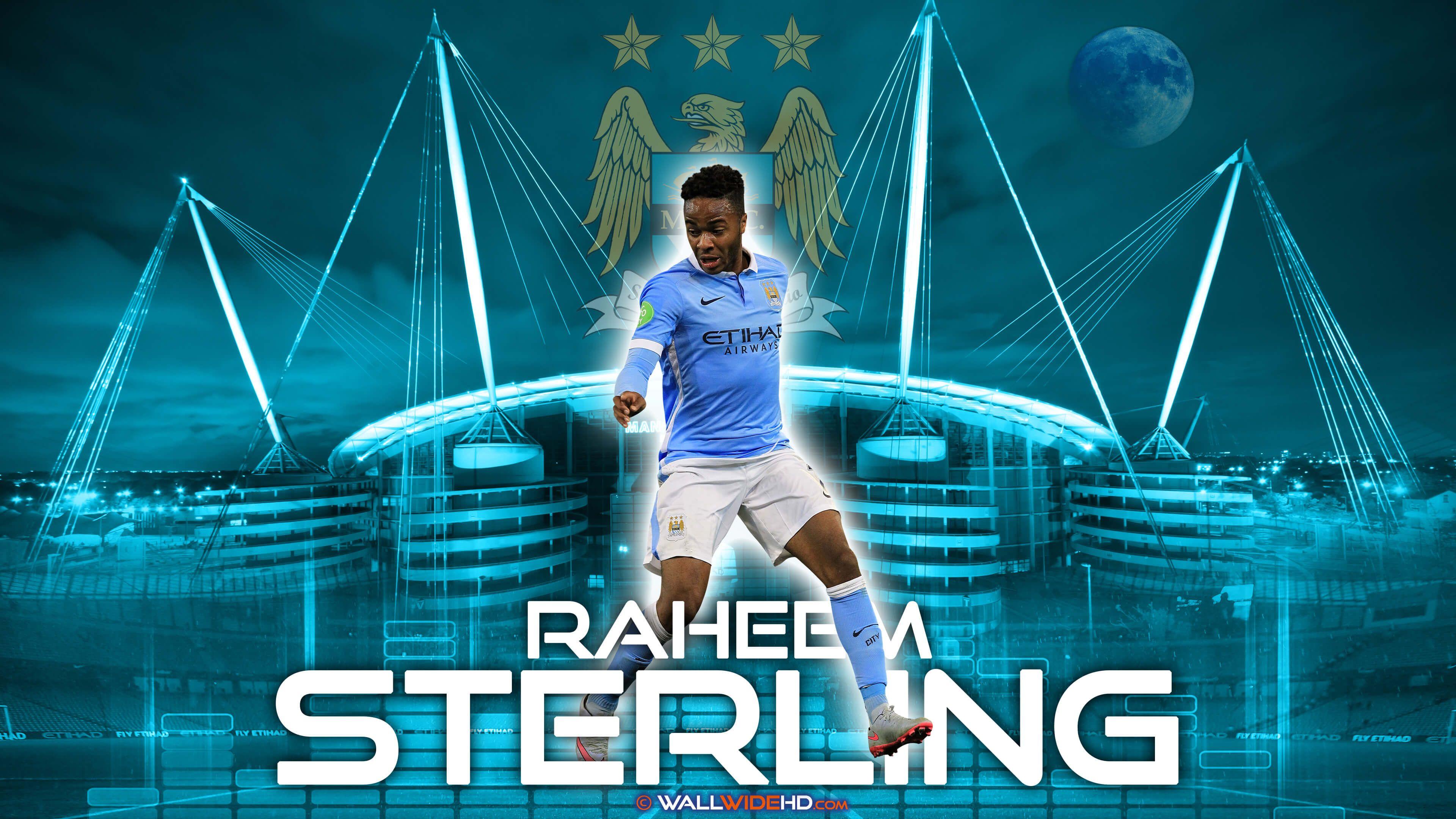 Raheem Sterling 4K Manchester City Wallpapers