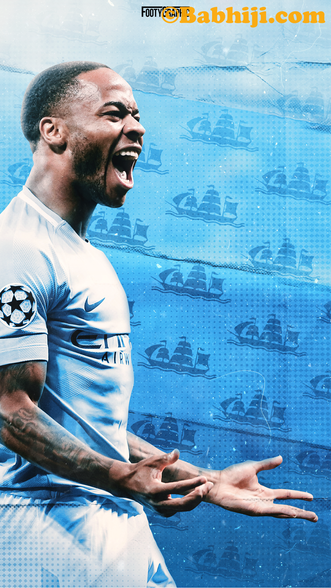 Raheem Sterling 4K Manchester City Wallpapers