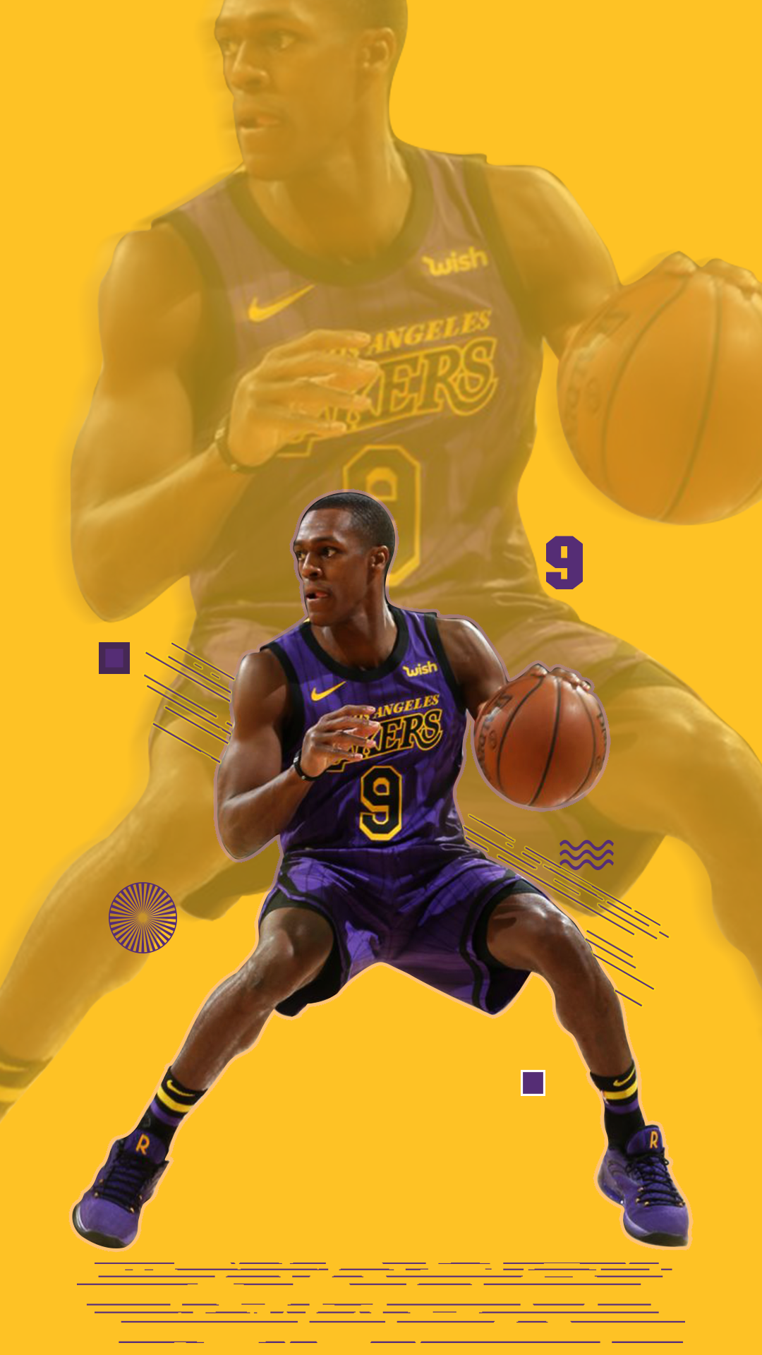 Rajon Rondo Lakers Wallpapers