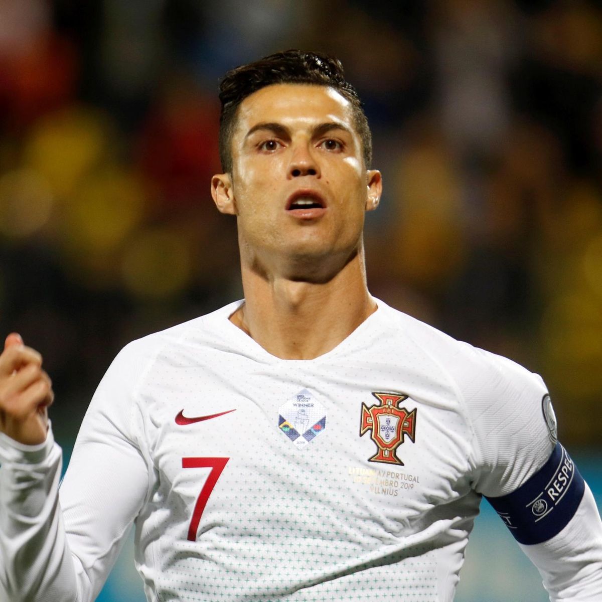 Ronaldo Standing And Fire Shot Wallpapers