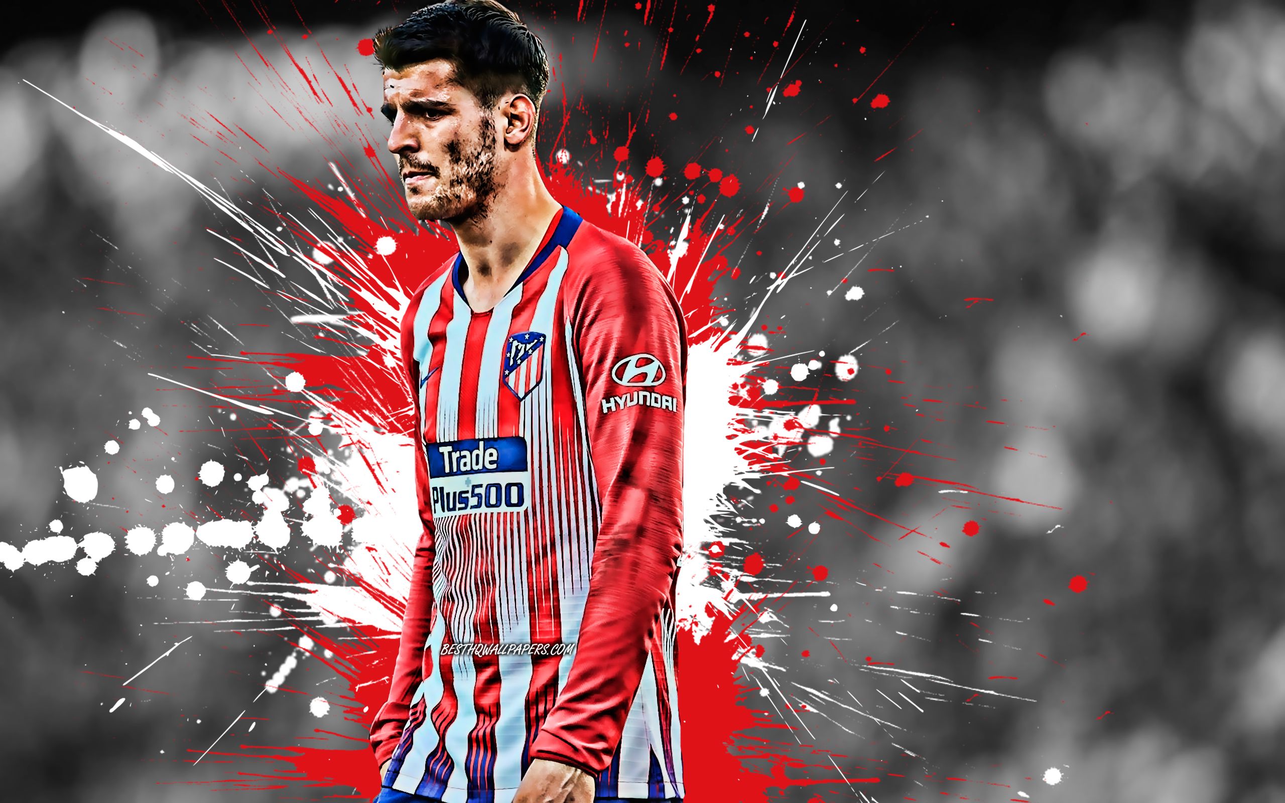 Spanish Footballer Alvaro Morata Premier League For Chelsea Wallpapers