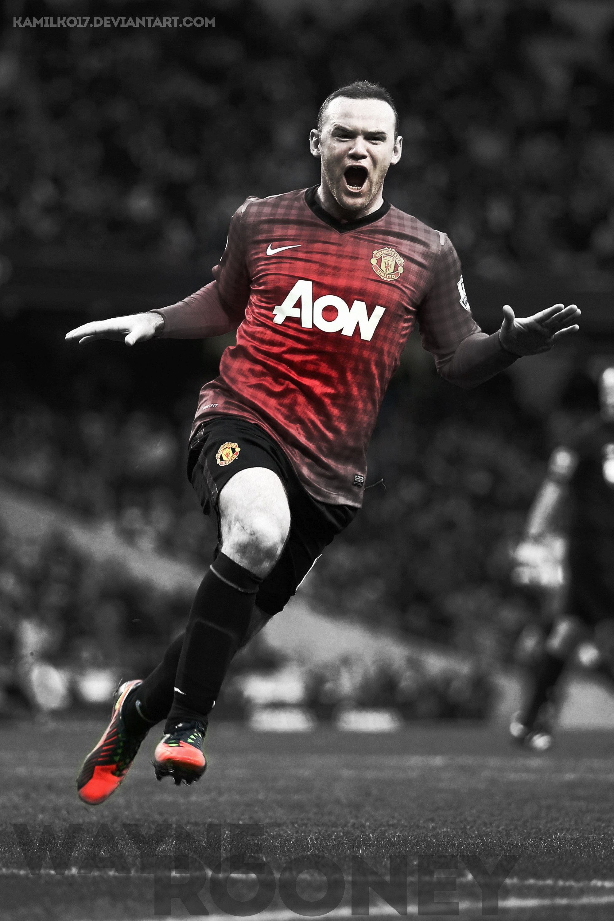 Wayne Rooney Digital Art Photography Wallpapers