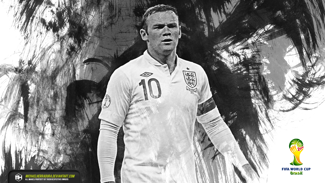 Wayne Rooney Digital Art Photography Wallpapers