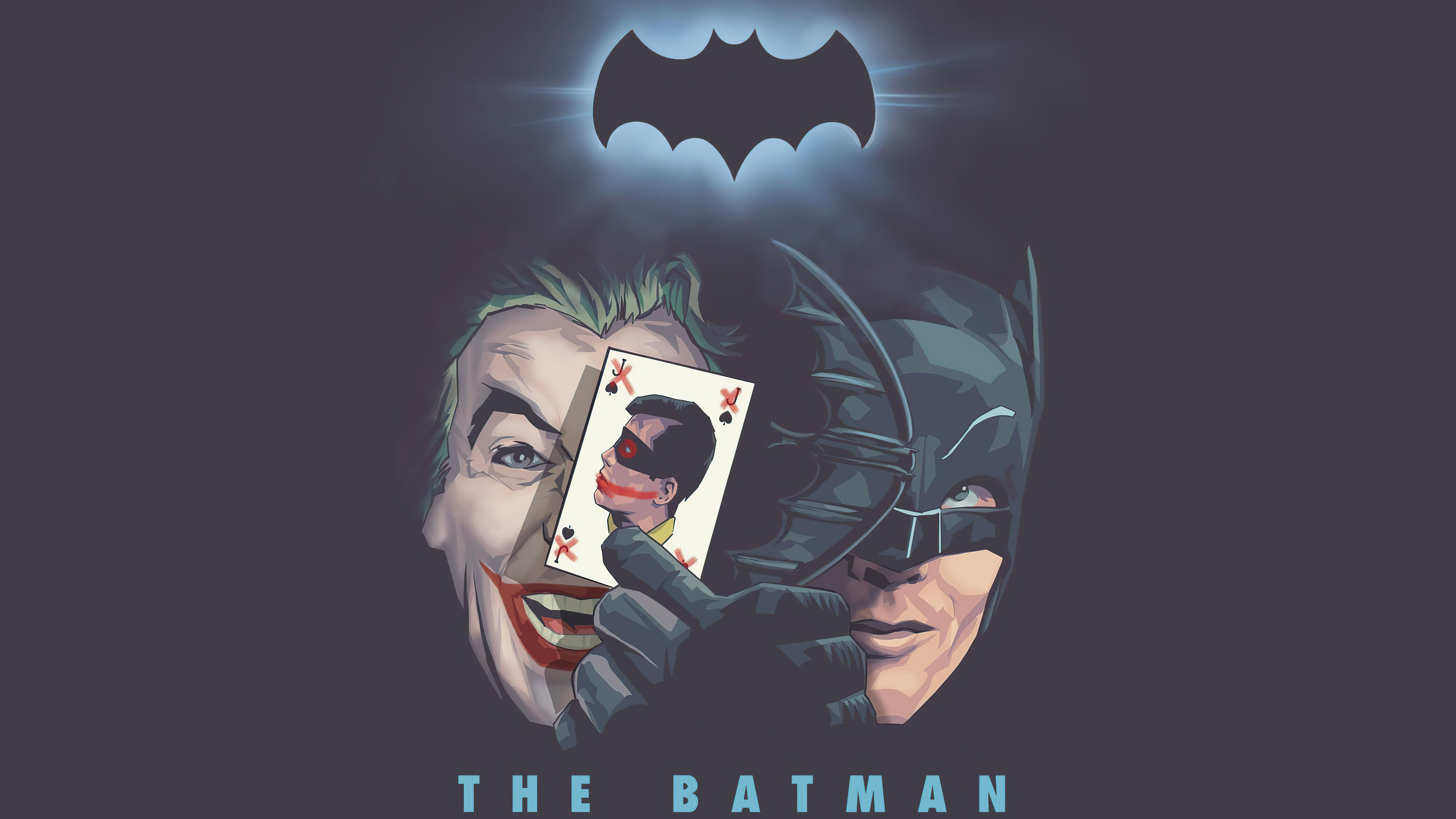 4K Batman And Joker Minimalist Wallpapers