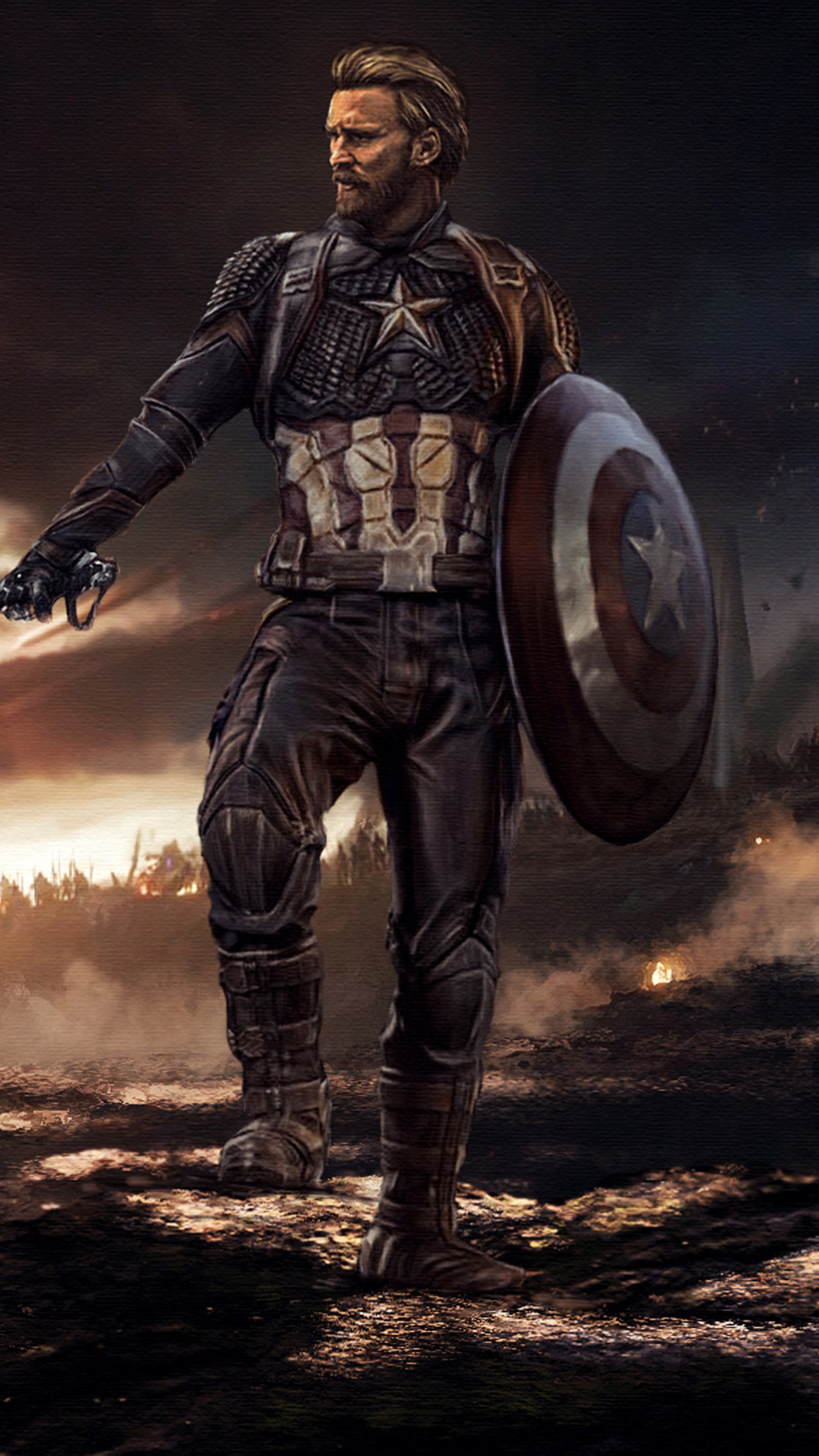 4K Captain America Mjolnir And Shield Wallpapers