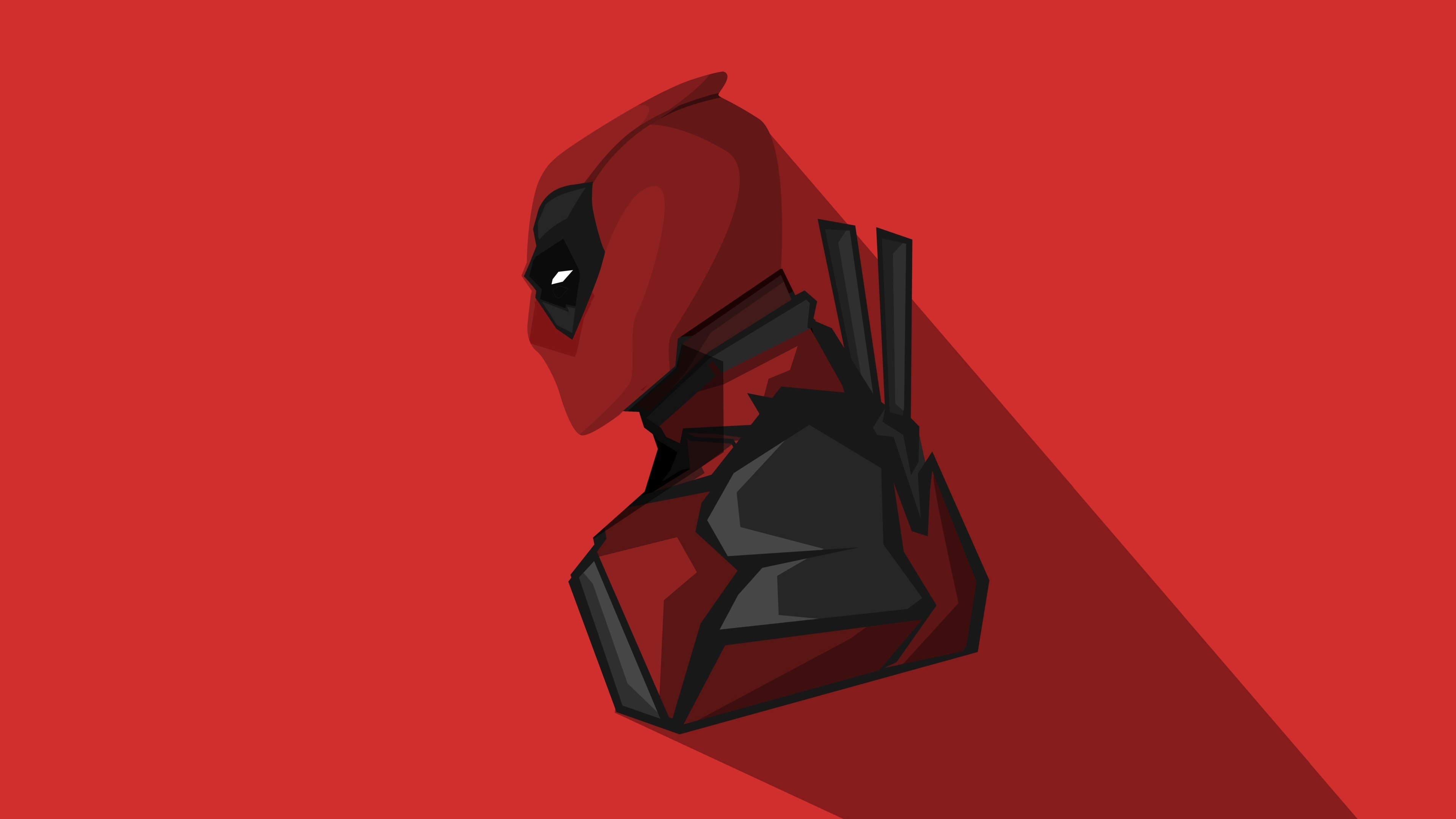 4K Deadpool Minimalism 2020 Wallpapers