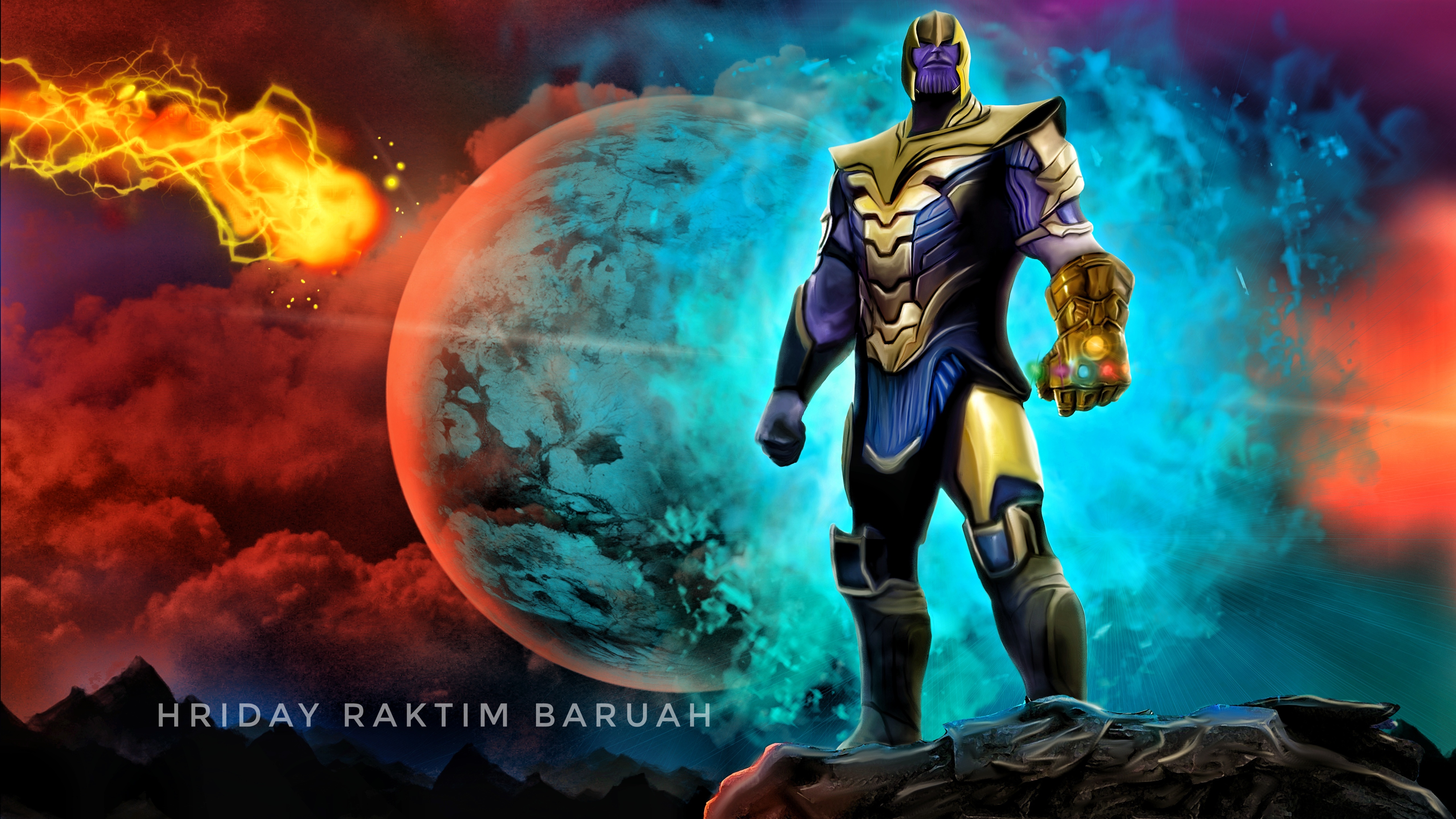 4K Thanos Art Wallpapers