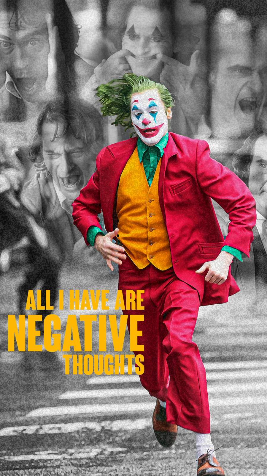 All I Have Are Negative Thoughts Joker Wallpapers