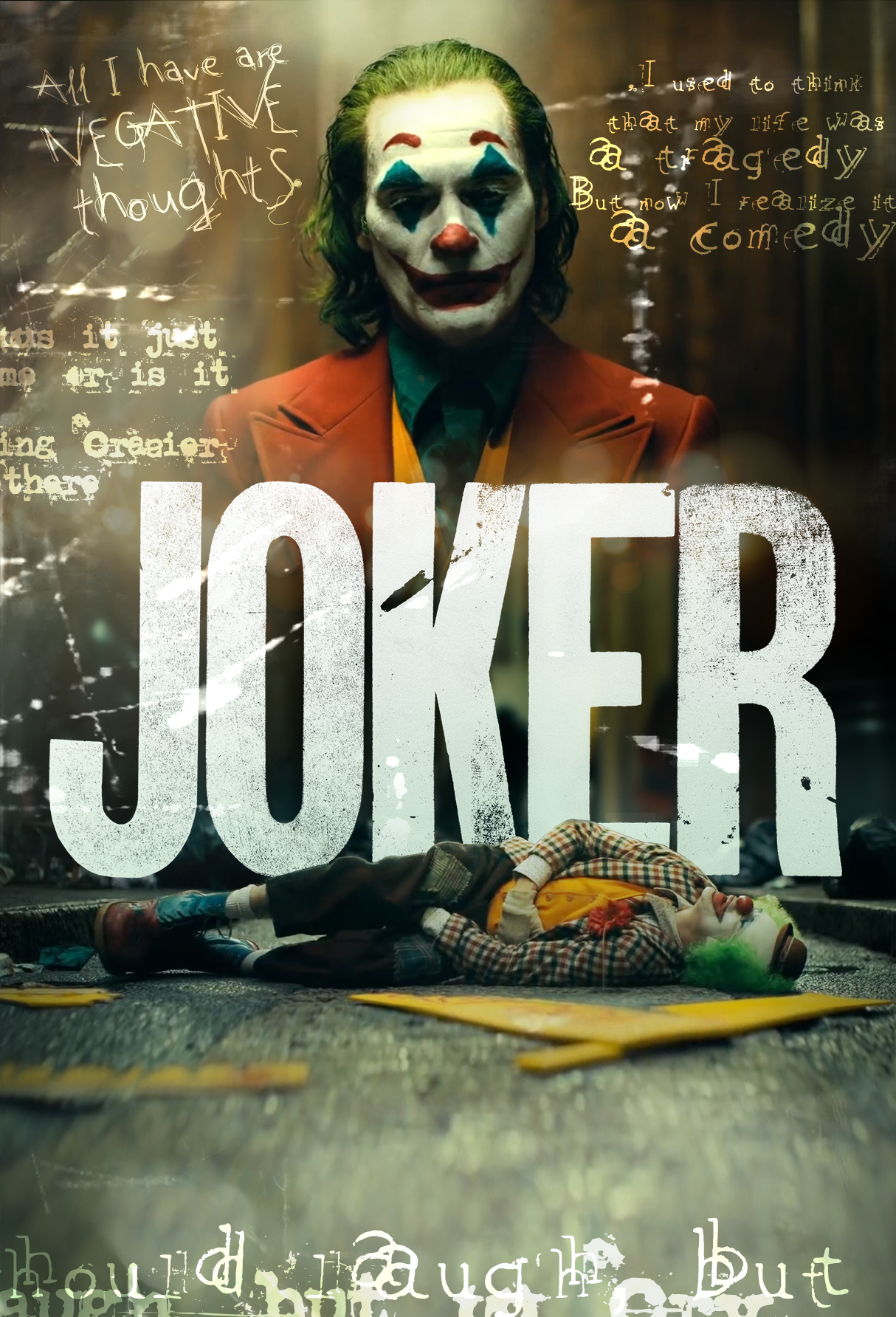 All I Have Are Negative Thoughts Joker Wallpapers