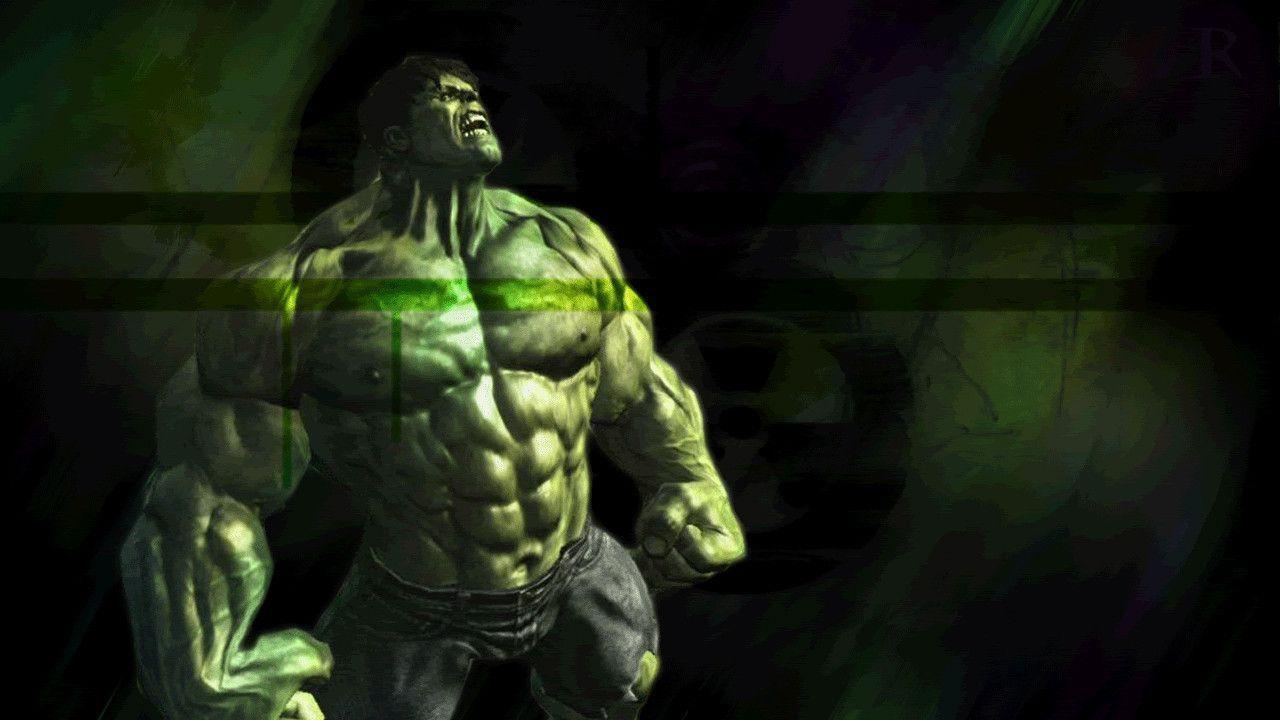 Angry Hulk Illustration Wallpapers