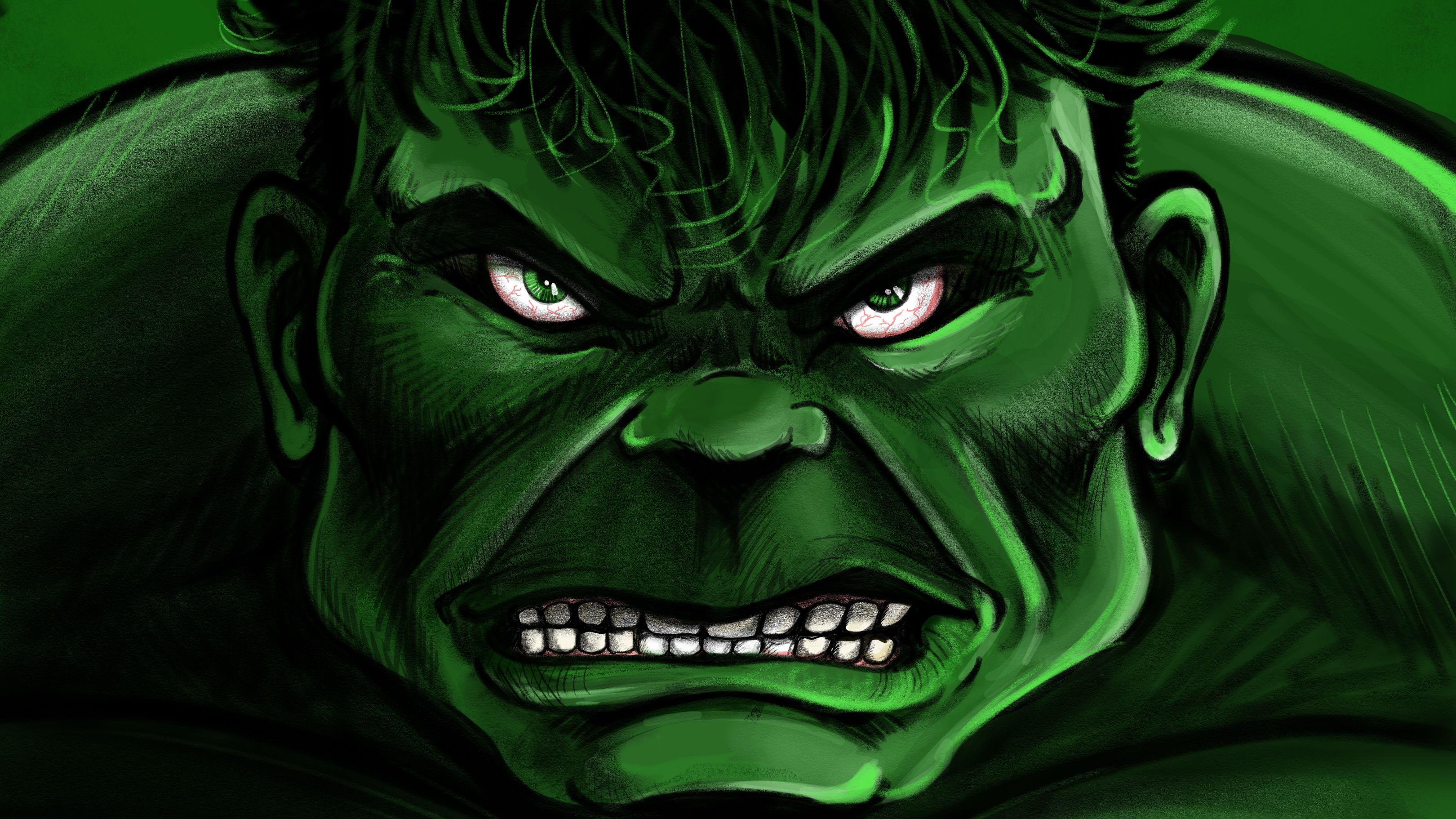 Angry Hulk Marvel Comic Wallpapers