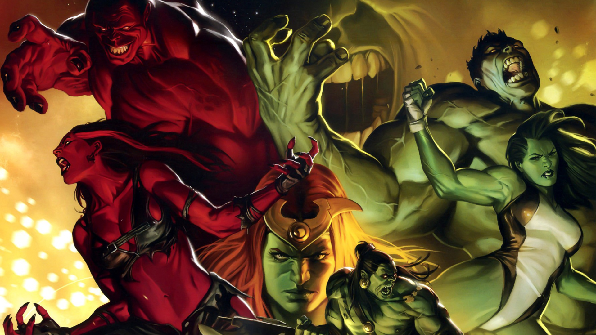 Angry Hulk Marvel Comic Wallpapers