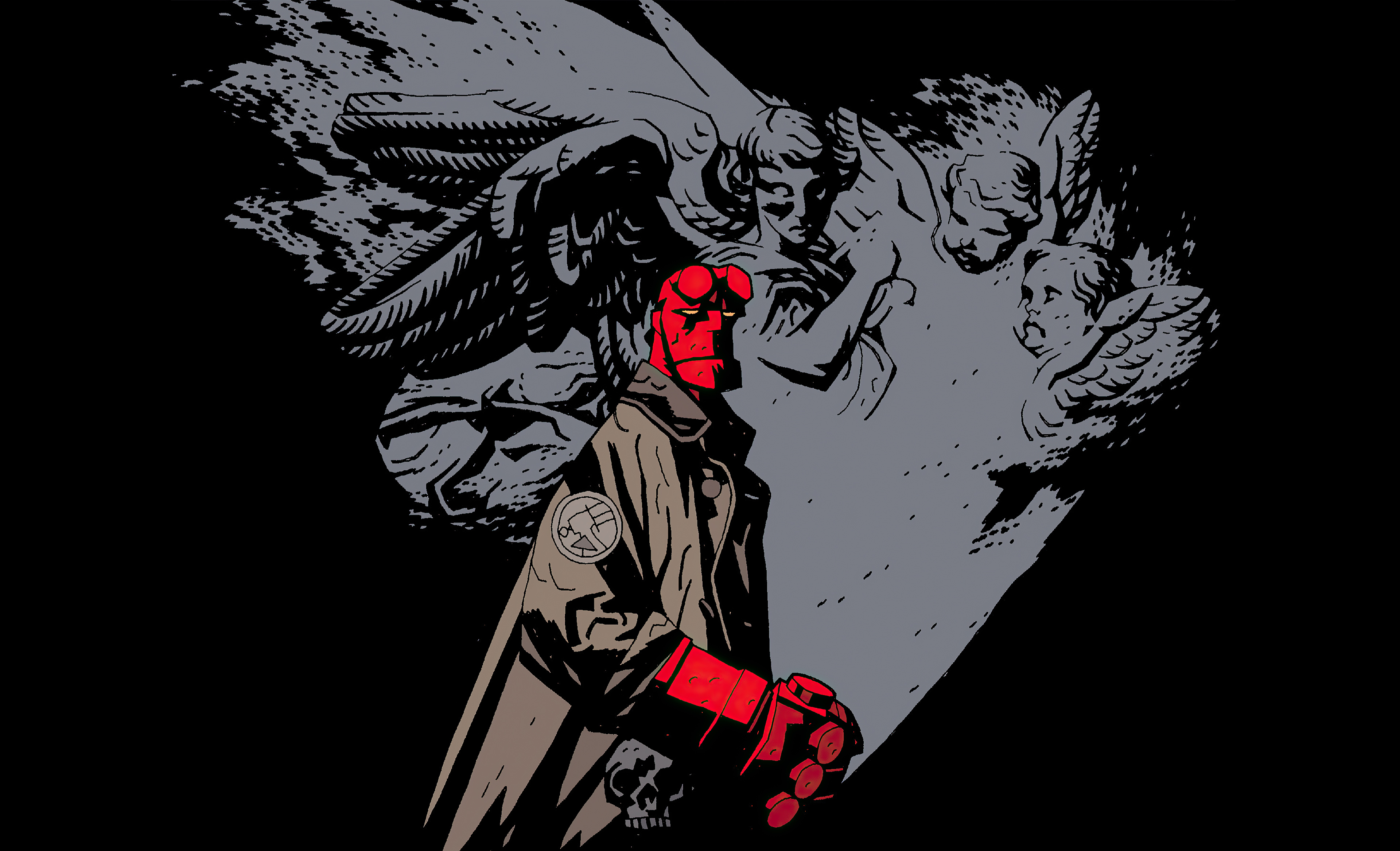 Artistic Hellboy Wallpapers