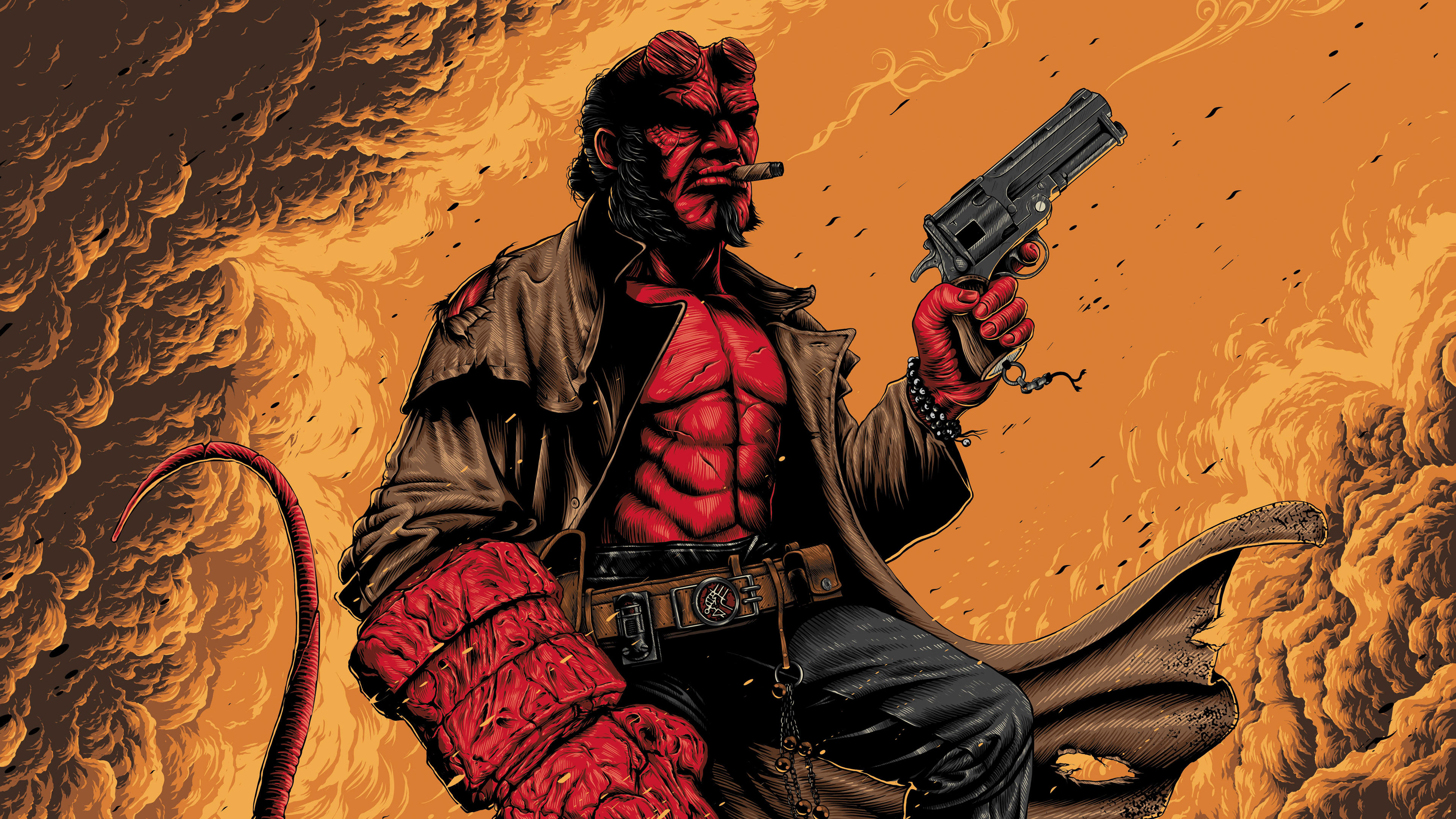 Artistic Hellboy Wallpapers