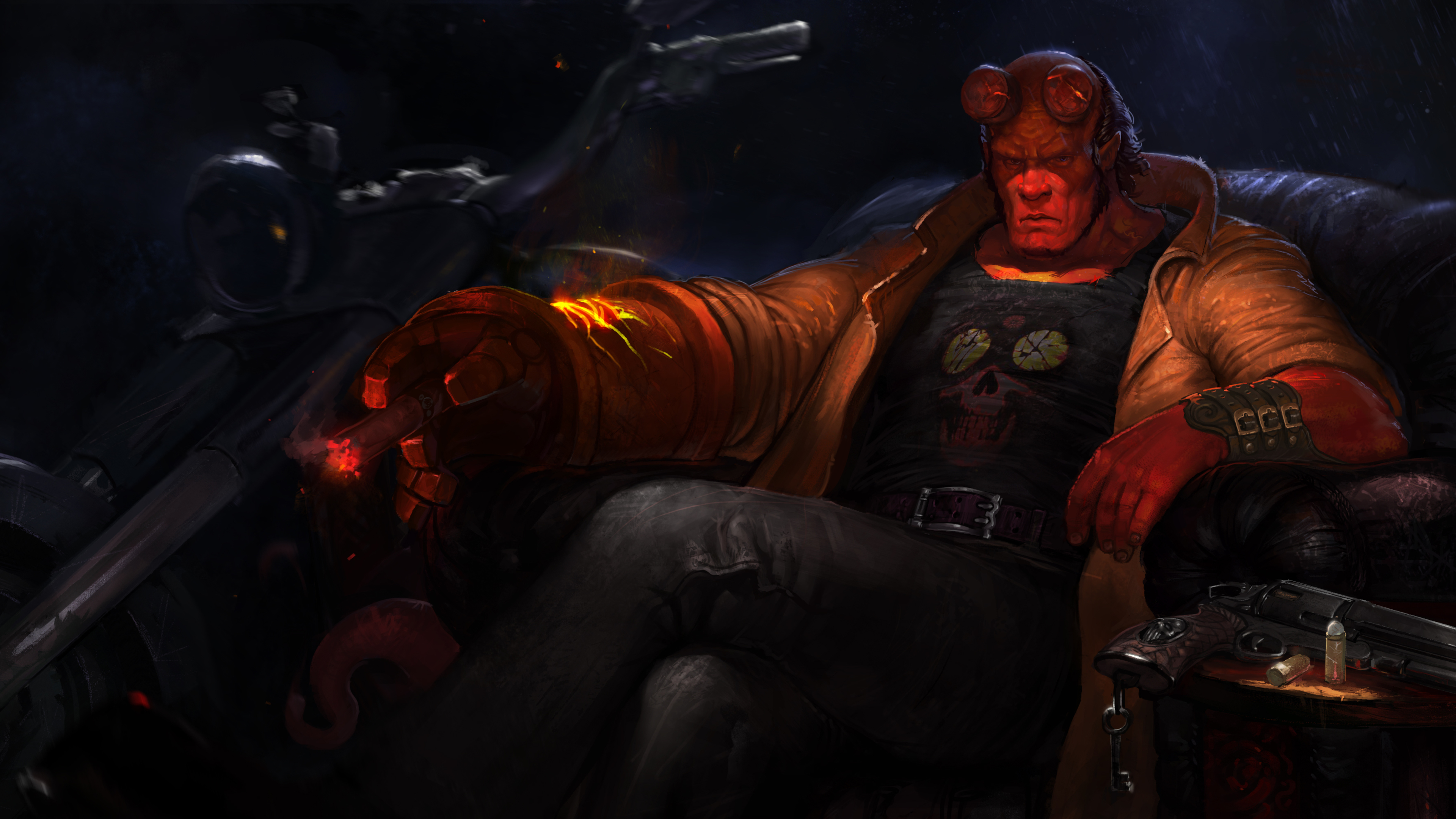 Artistic Hellboy Wallpapers