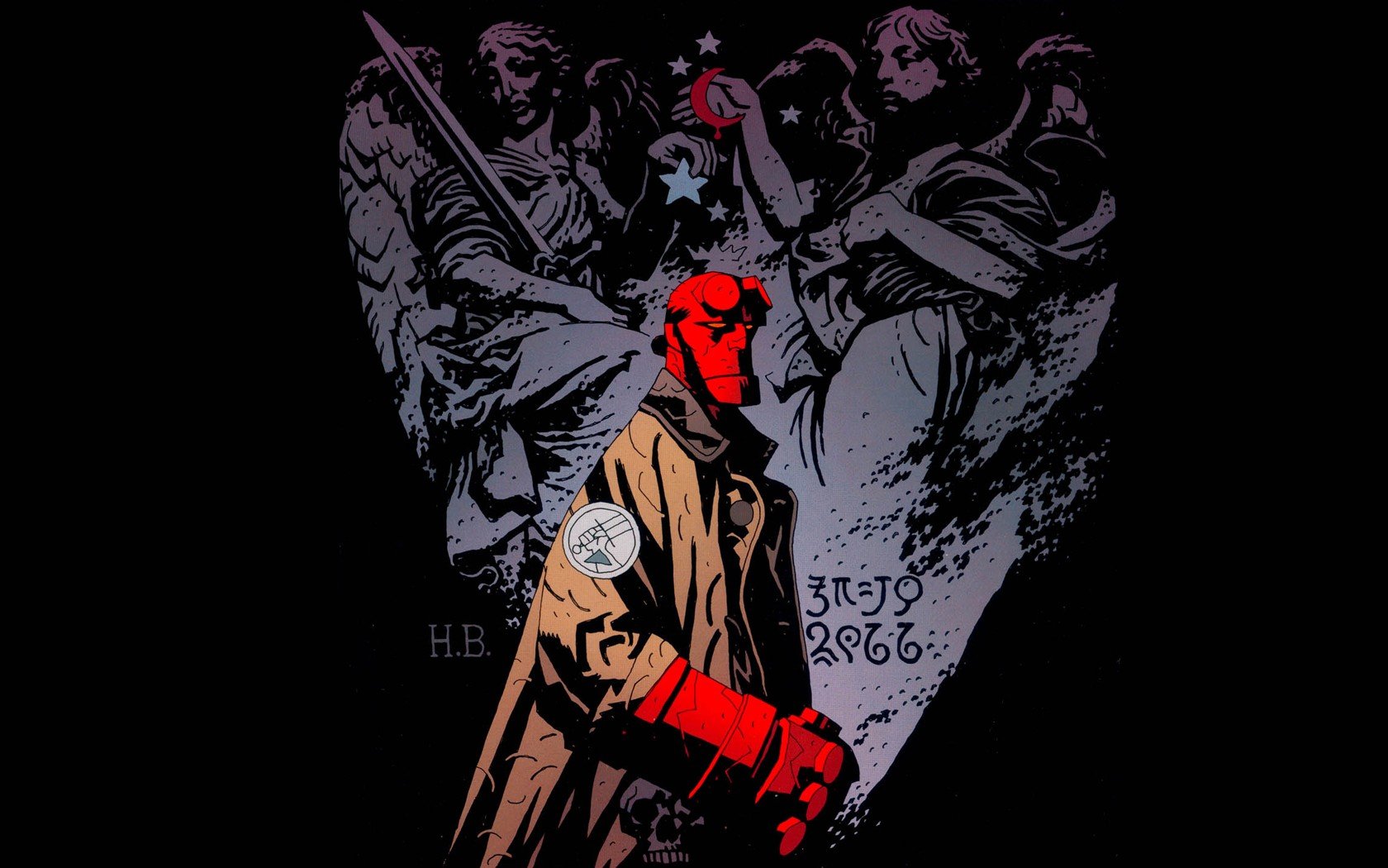 Artistic Hellboy Wallpapers